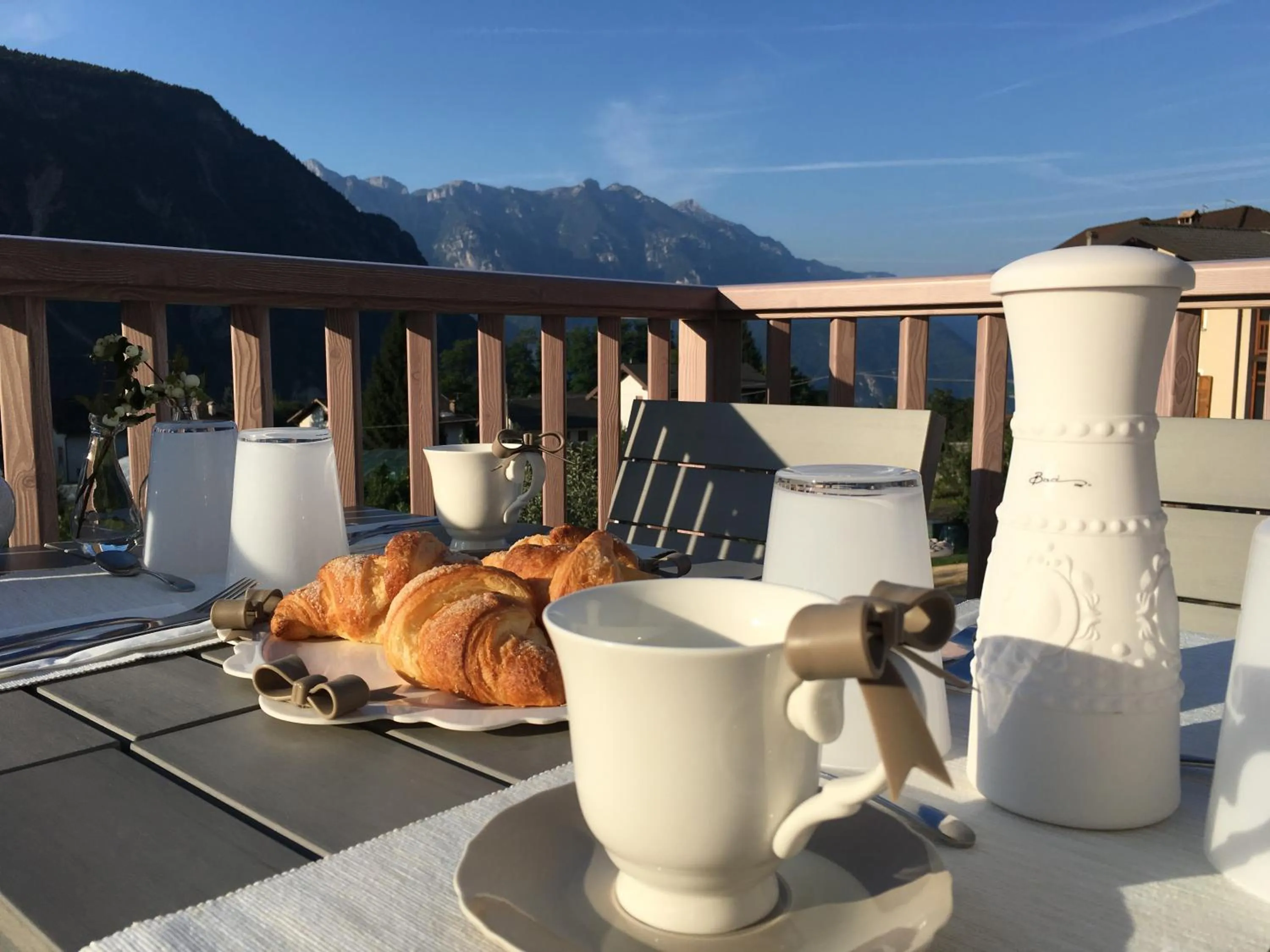 Continental breakfast in B&B Il Piccolo Principe room and breakfast
