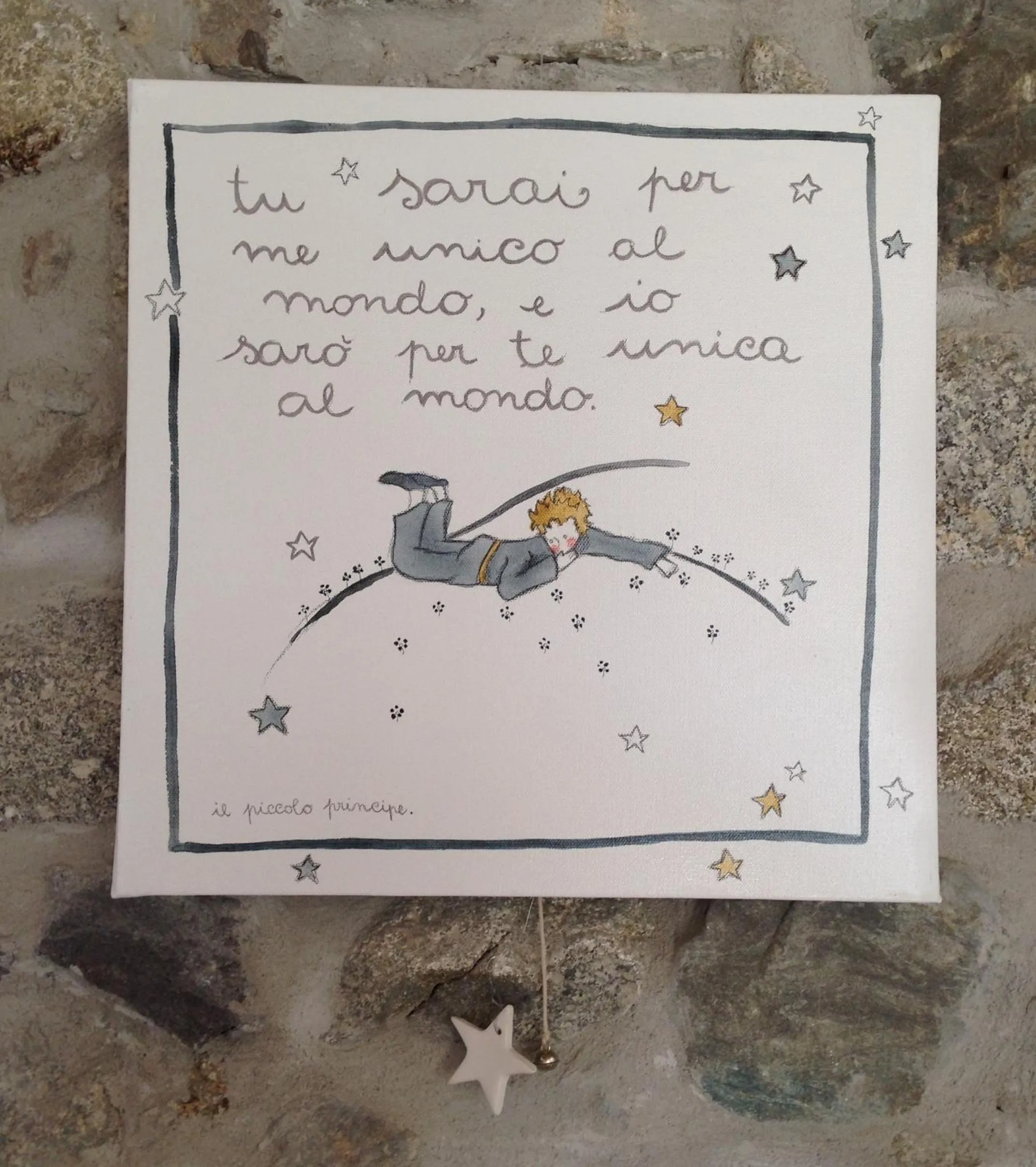 Decorative detail in B&B Il Piccolo Principe room and breakfast