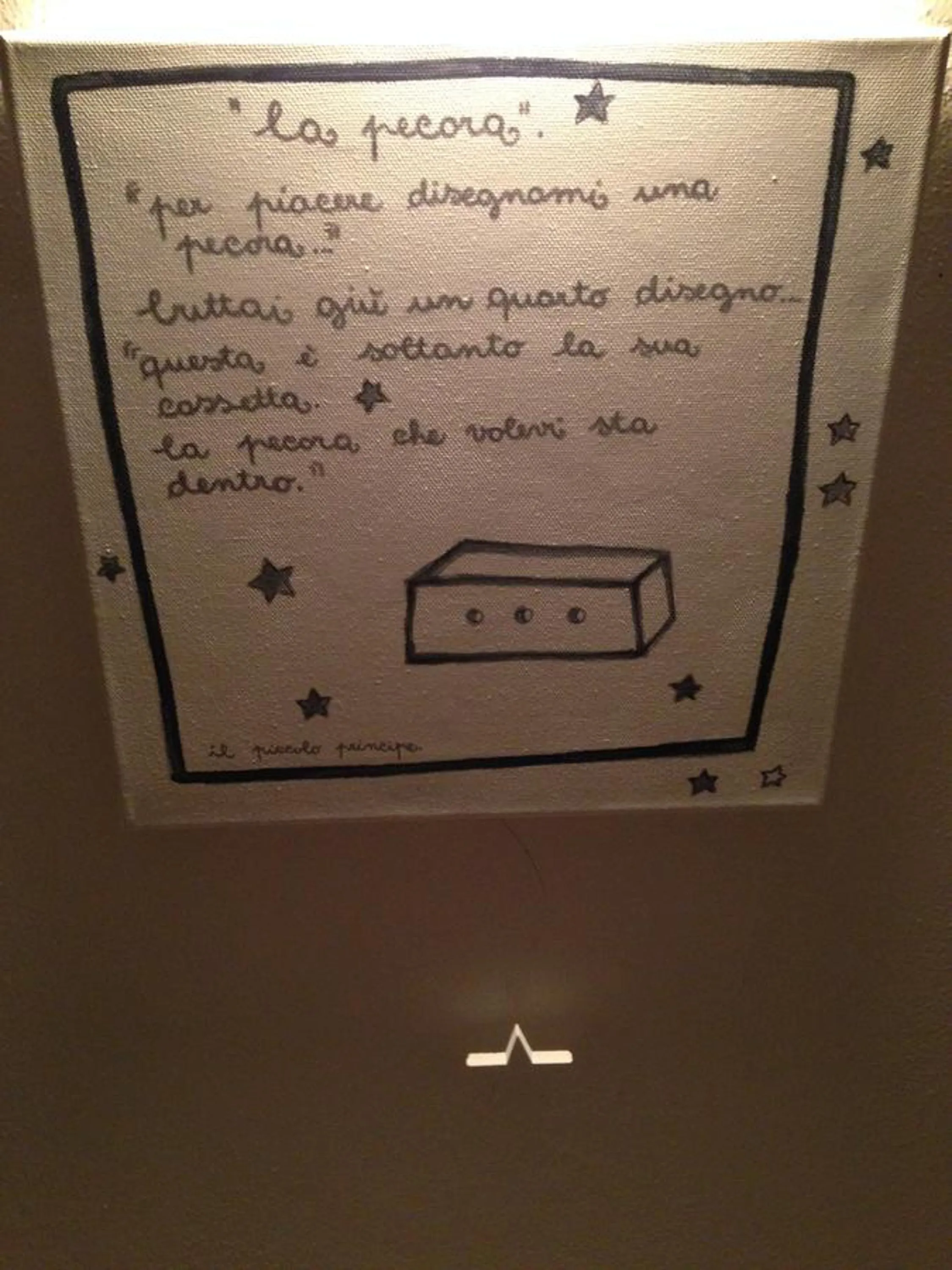 Decorative detail in B&B Il Piccolo Principe room and breakfast