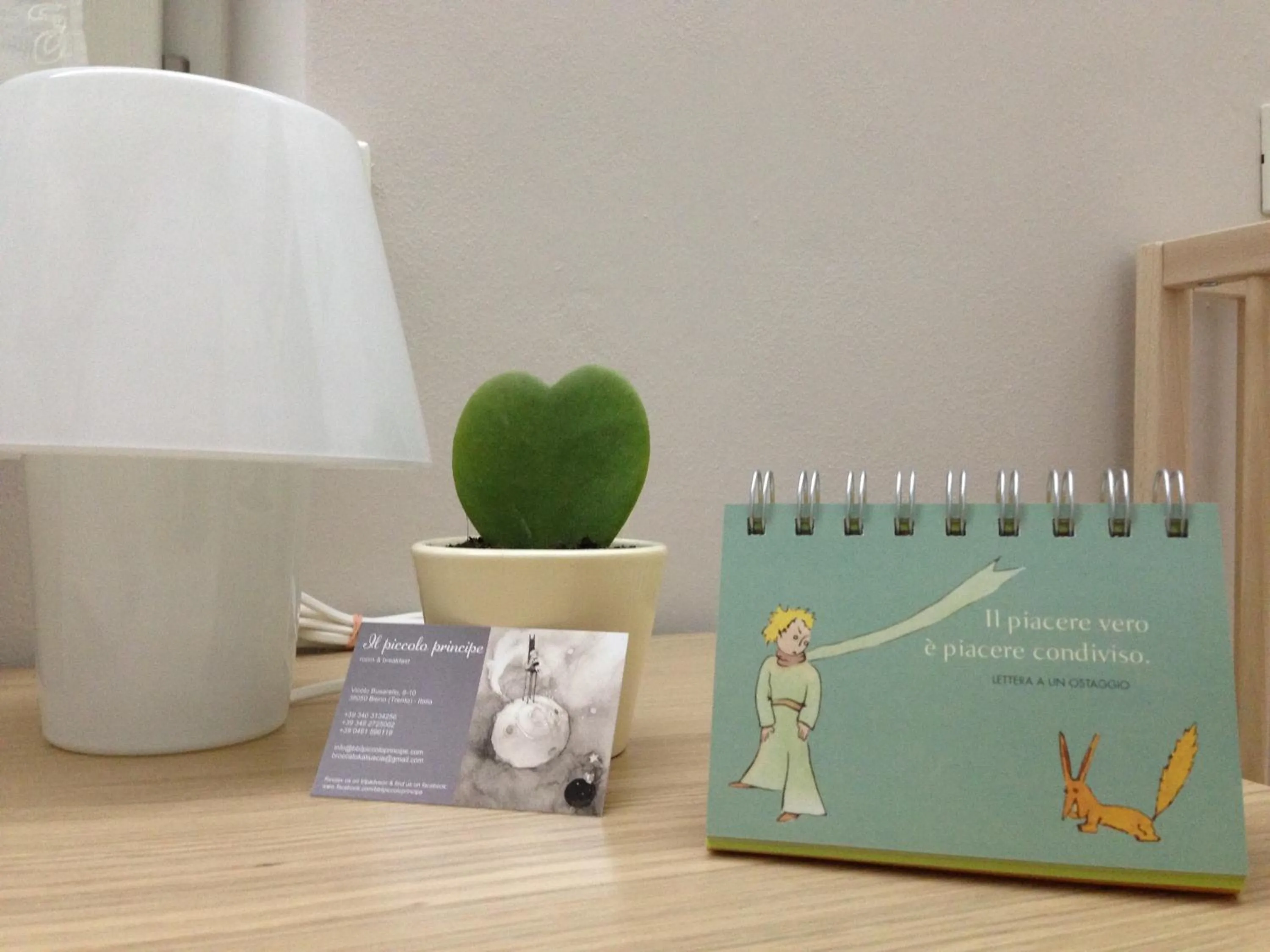 Decorative detail in B&B Il Piccolo Principe room and breakfast