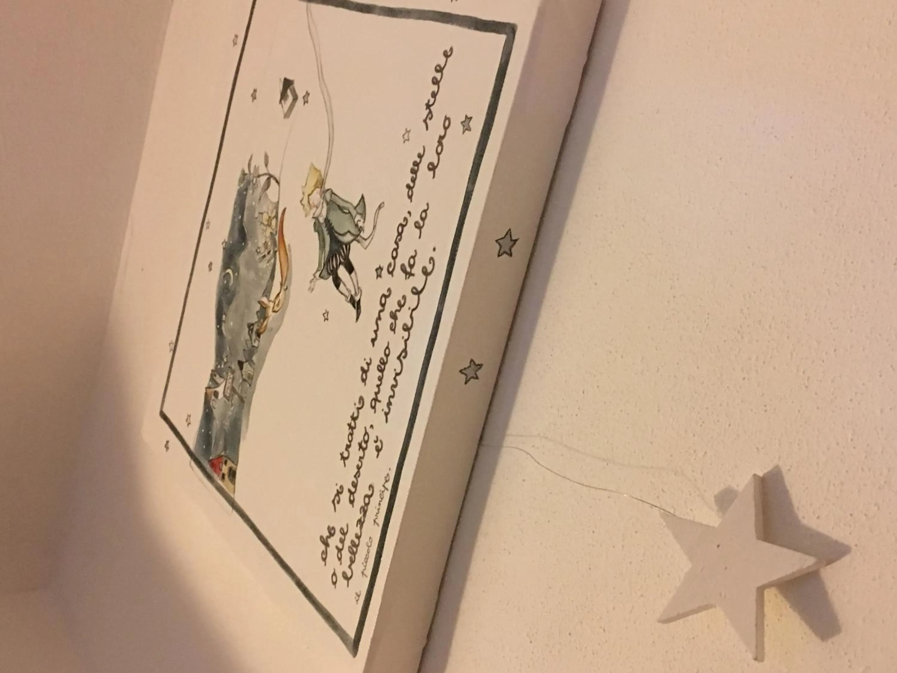 Decorative detail in B&B Il Piccolo Principe room and breakfast