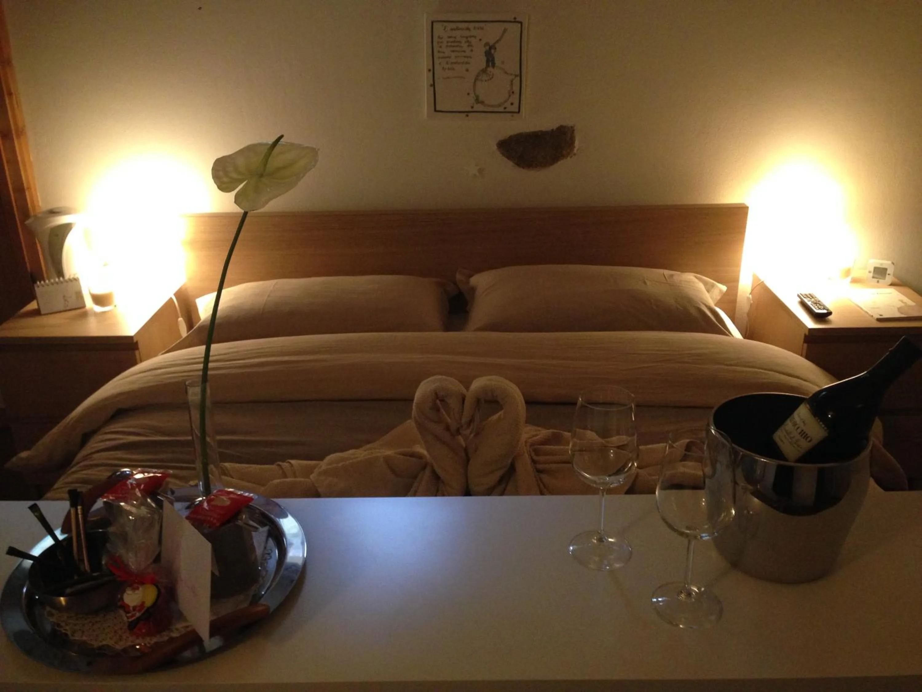 Bed in B&B Il Piccolo Principe room and breakfast