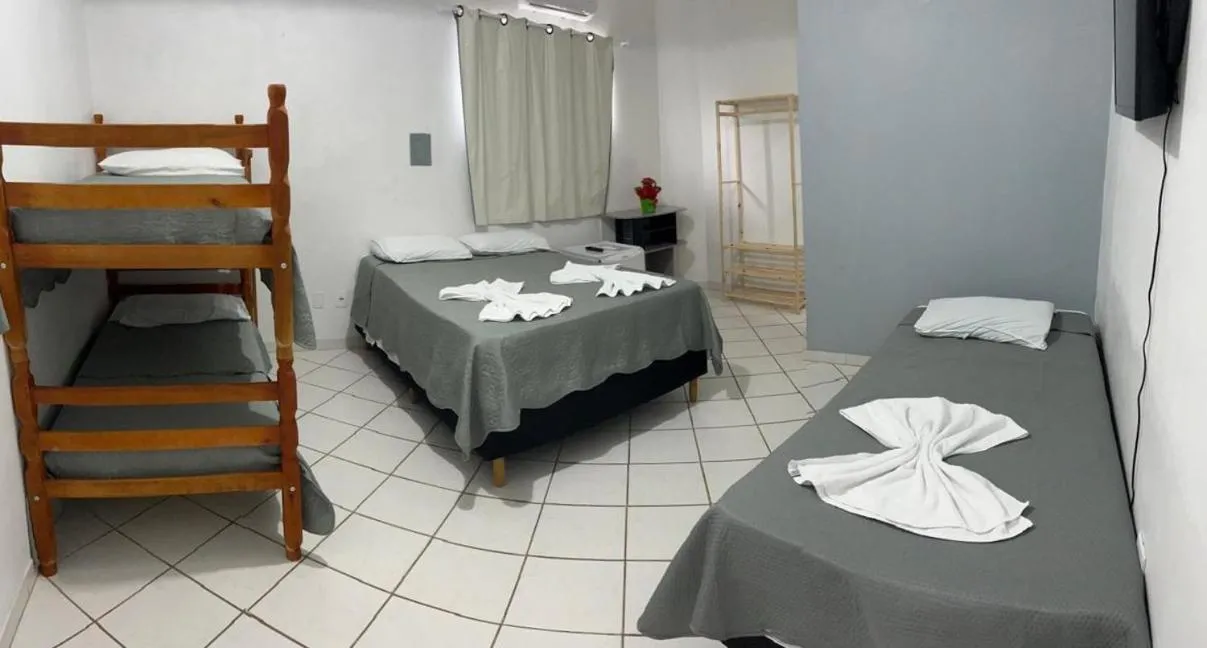 Bed in Hotel Caçula Do Pampa