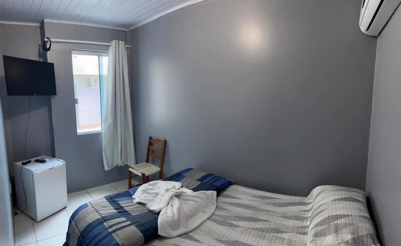 Bed in Hotel Caçula Do Pampa