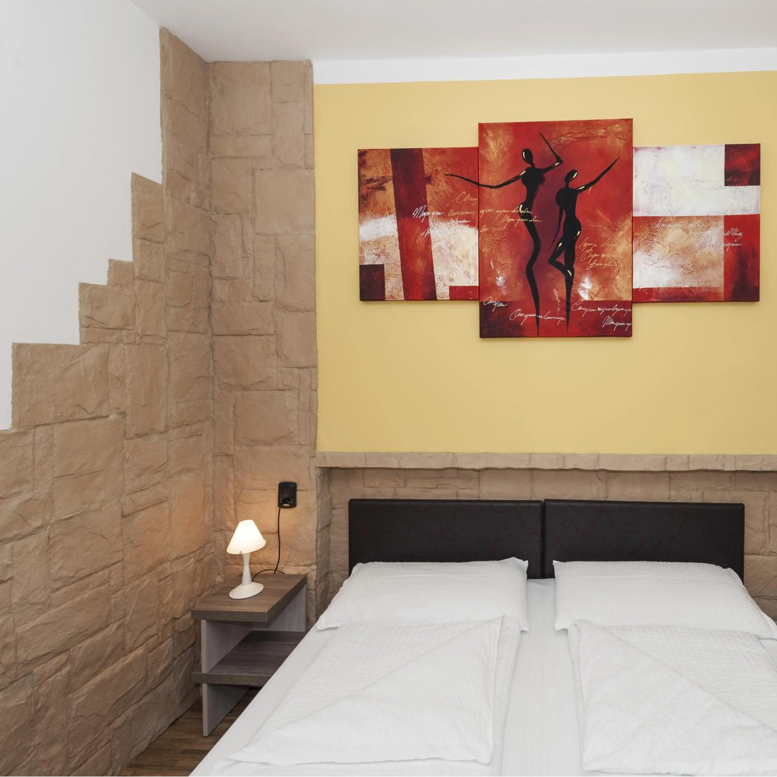 Bedroom, Bed in Hotel Garni Ischia