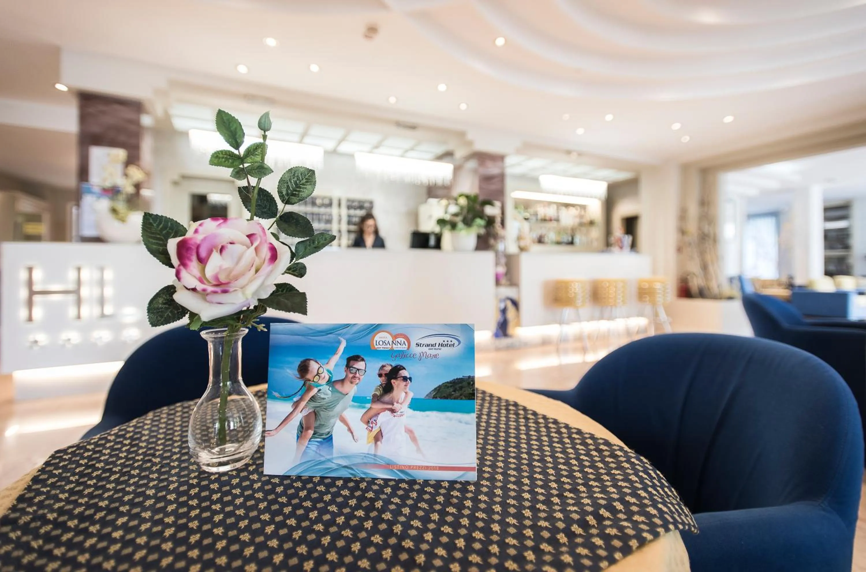 Lobby or reception in Hotel Losanna