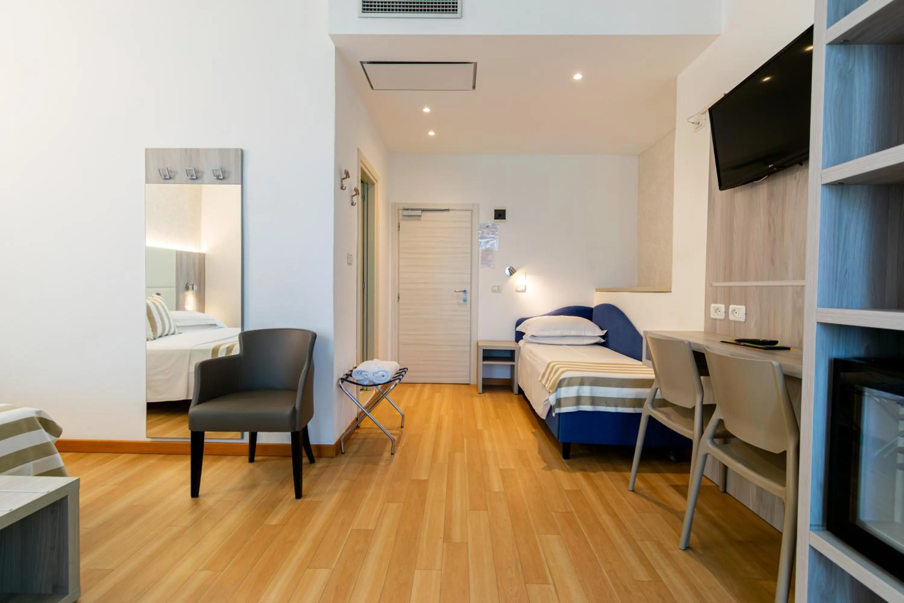 Bed in Hotel Losanna