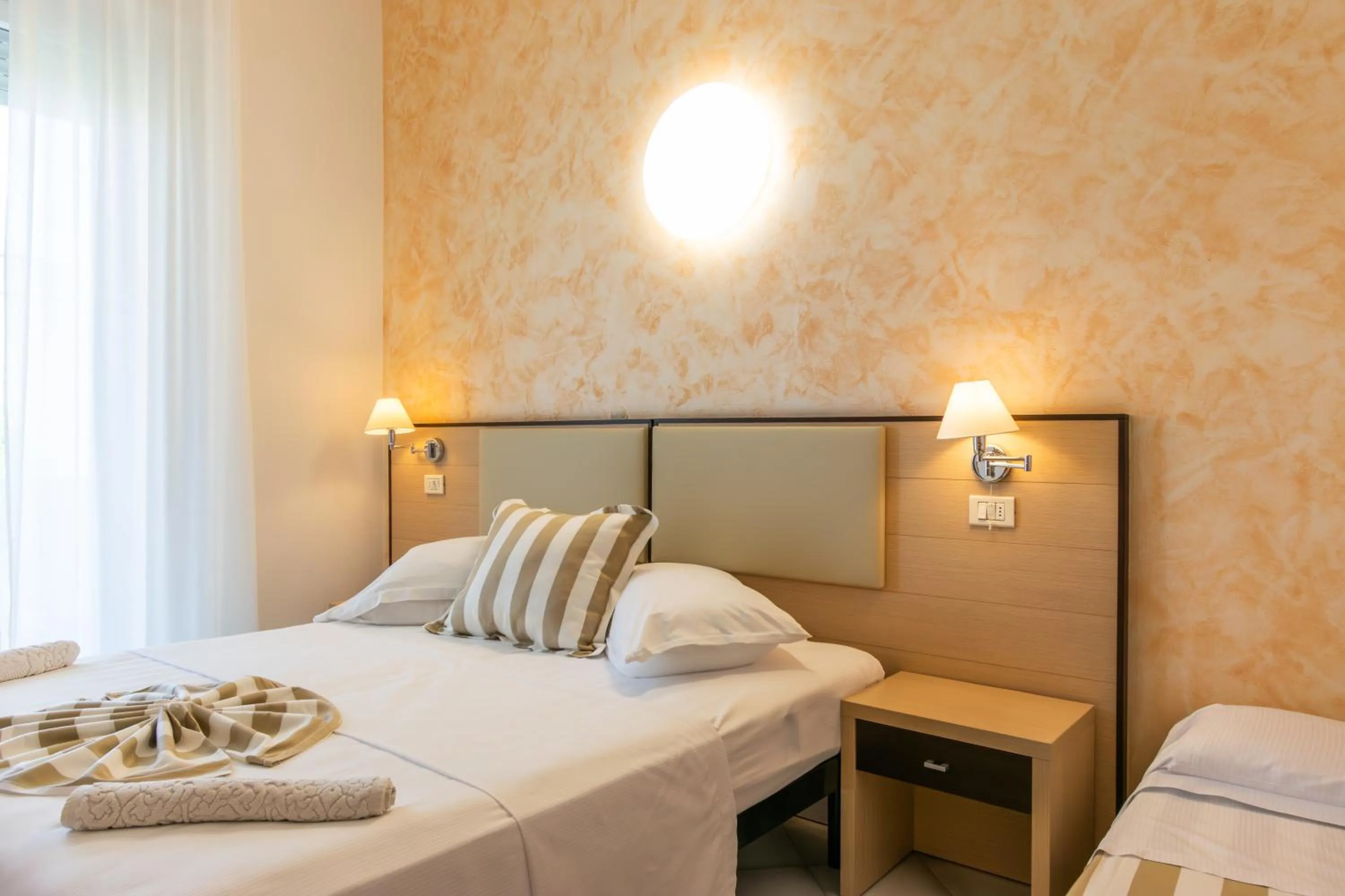 Bed in Hotel Losanna