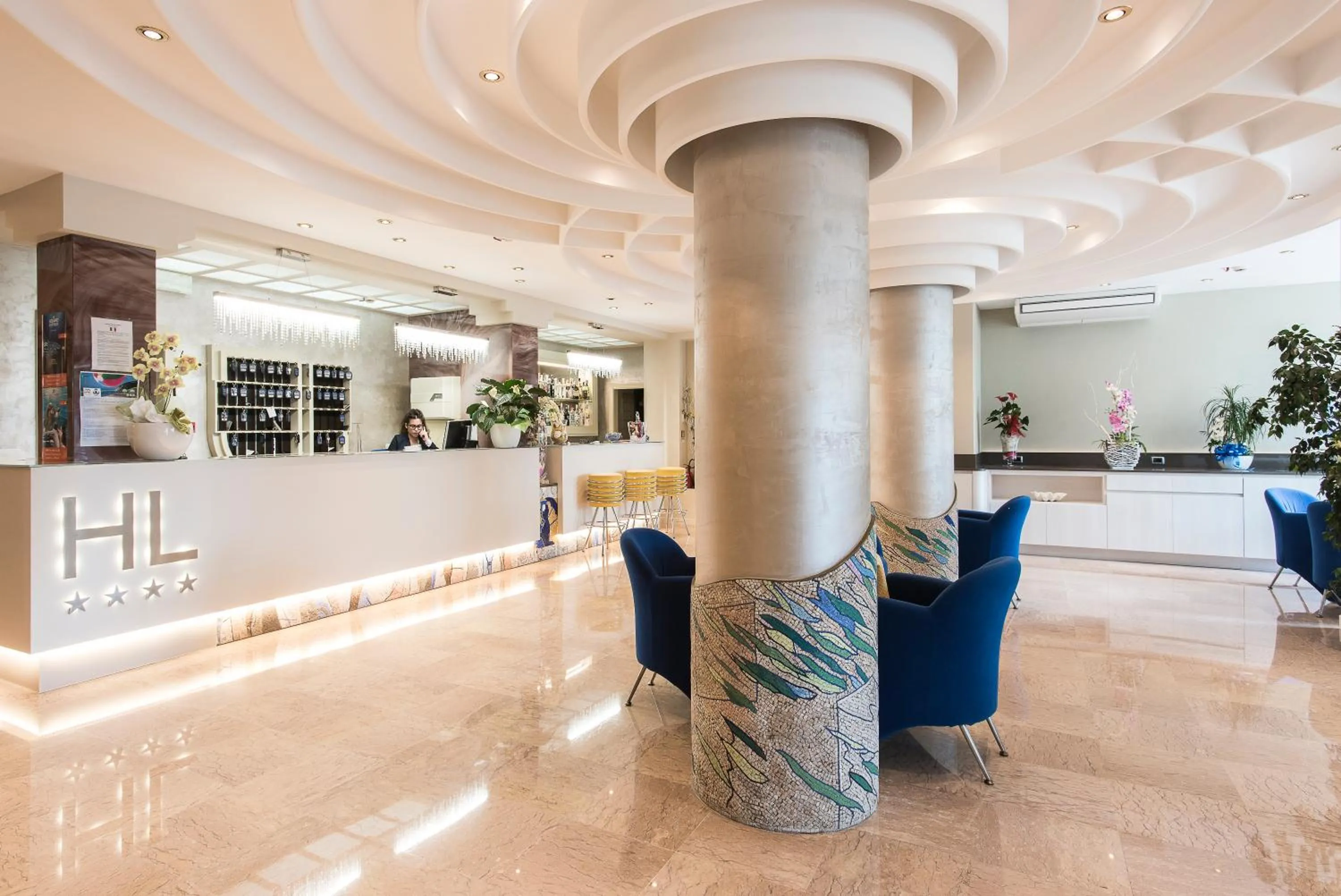 Lobby or reception in Hotel Losanna