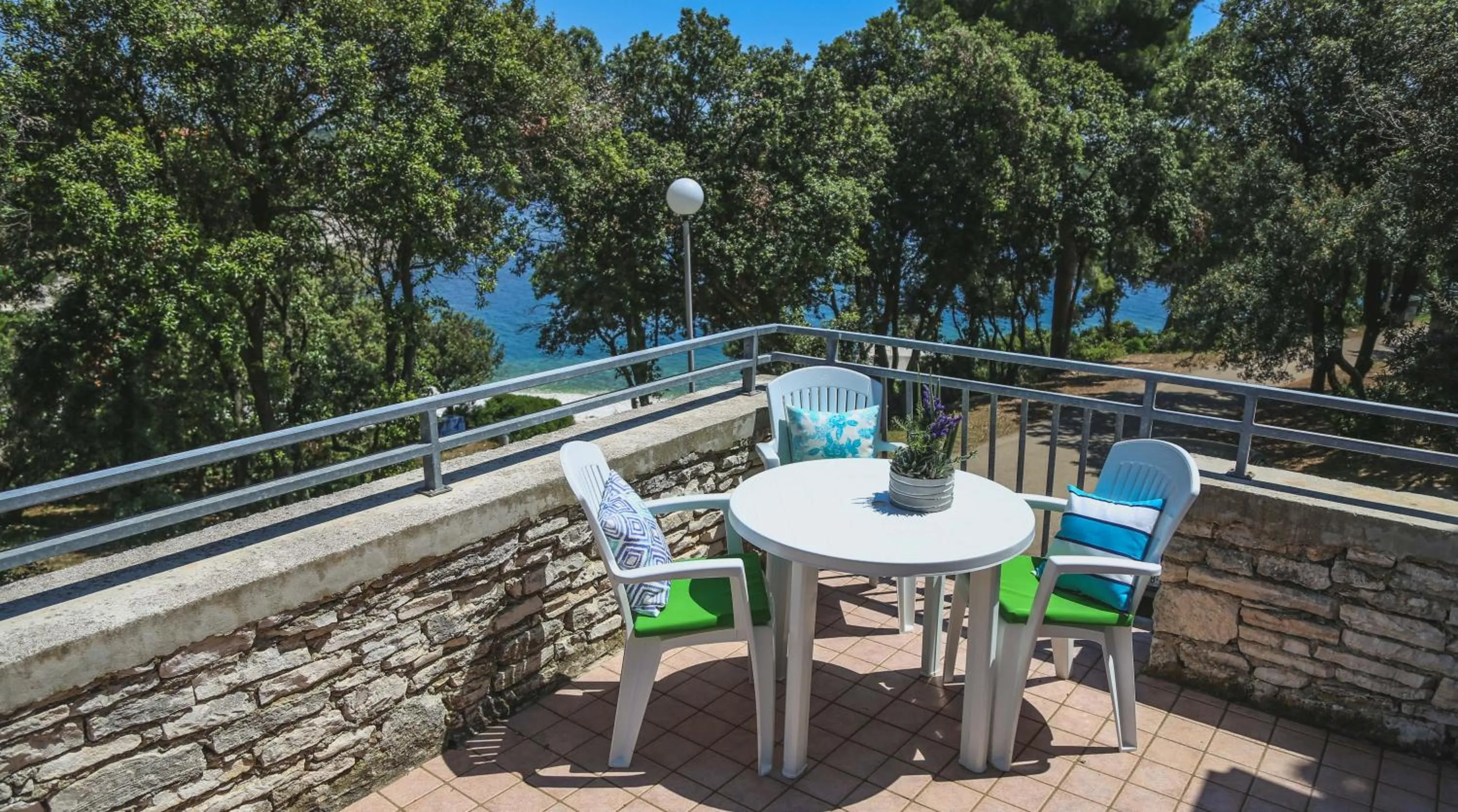Balcony/Terrace in Verudela Villas