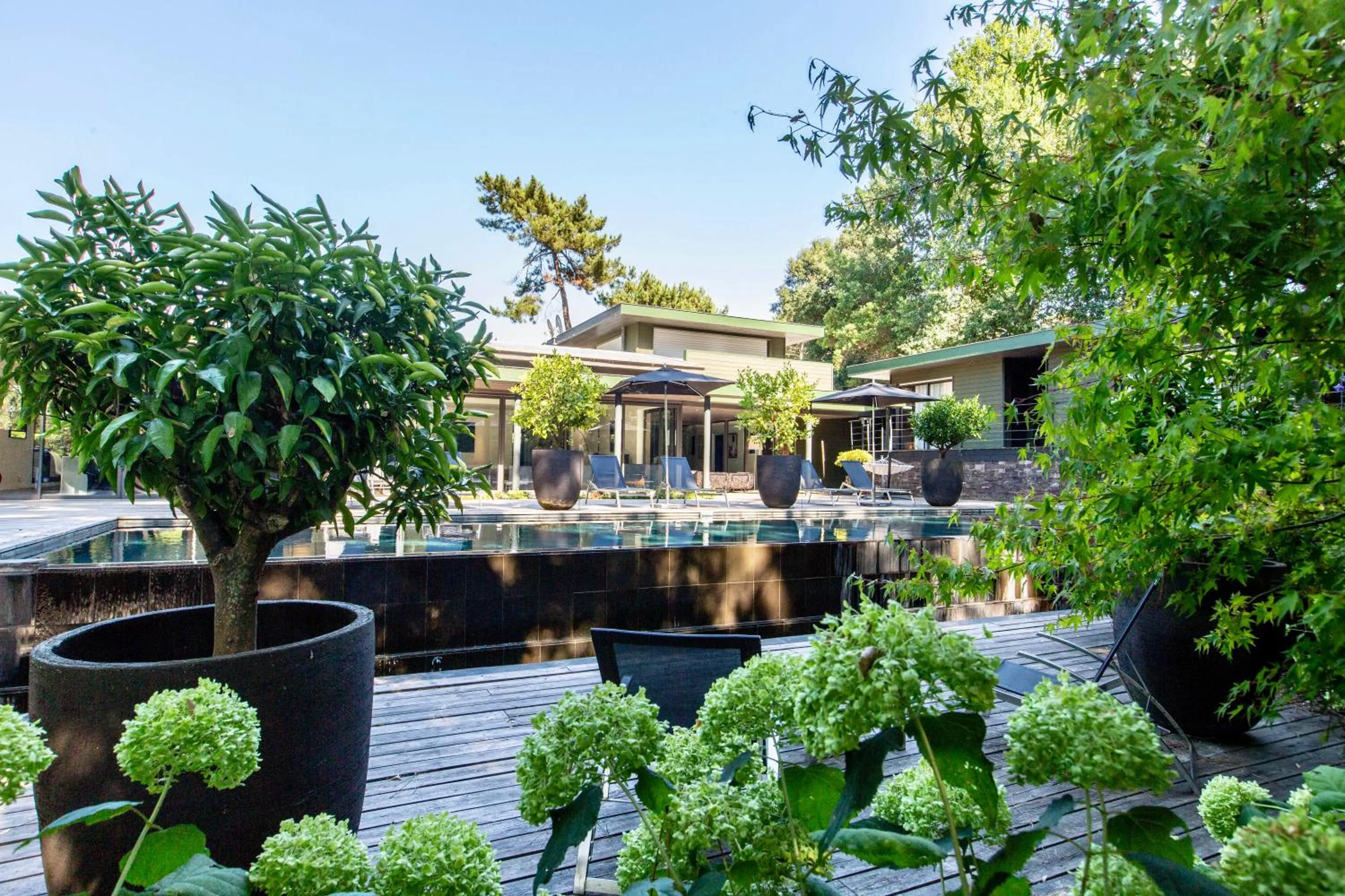 Balcony/Terrace in Villa AMANJANGO SEIGNOSSE-HOSSEGOR