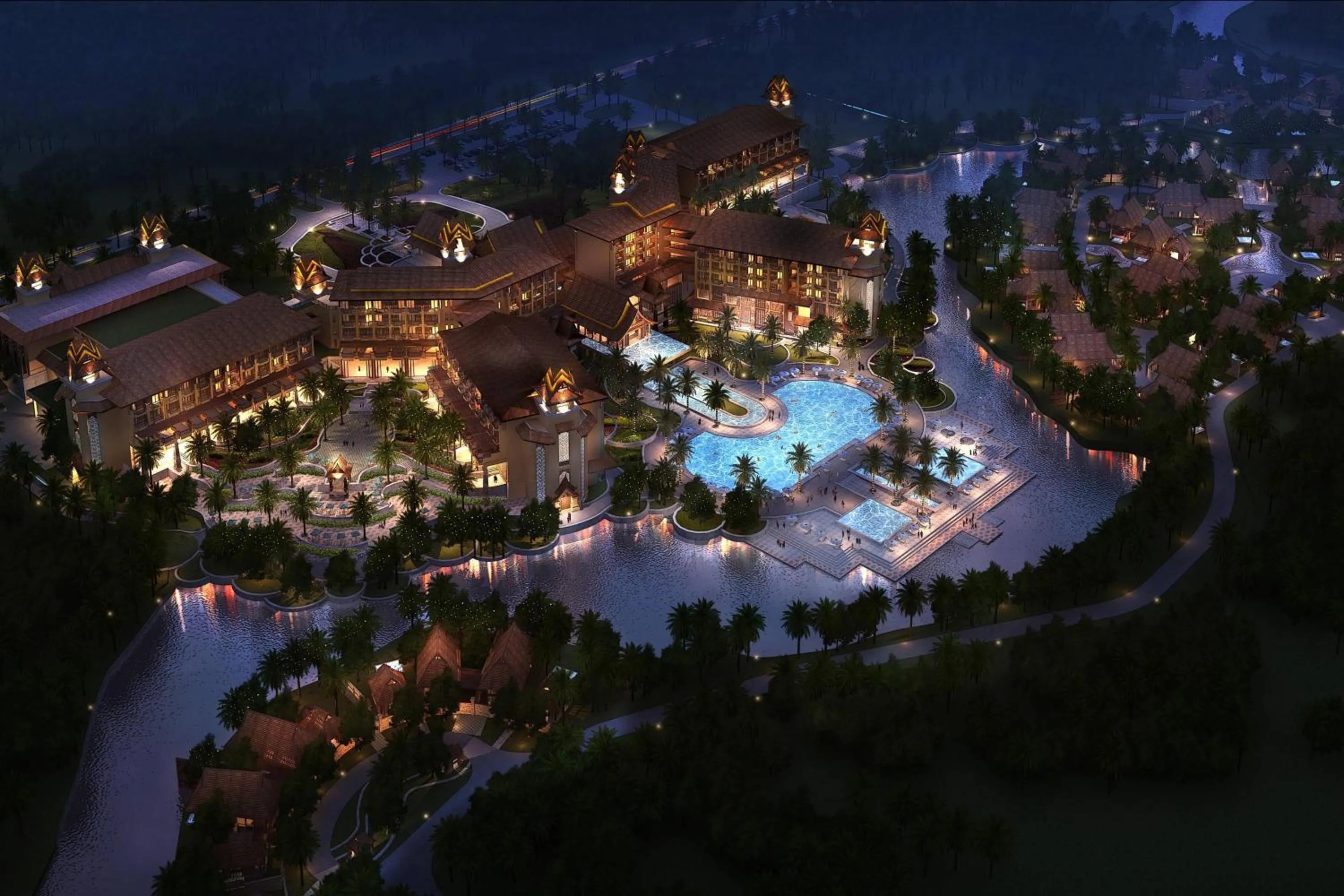 Property building in Sheraton Grand Xishuangbanna Hotel