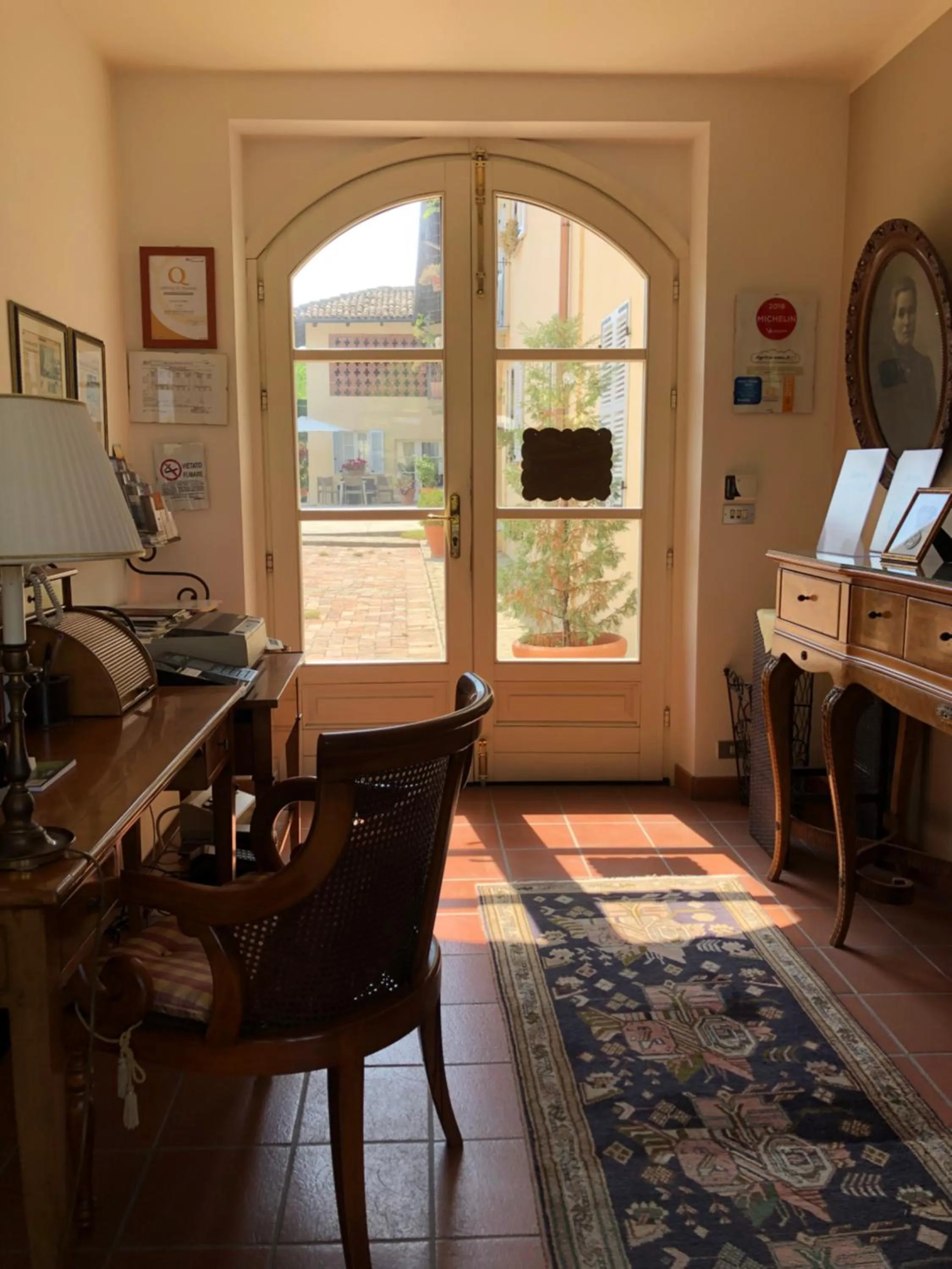 Lobby or reception in Agriturismo La Casa in Collina