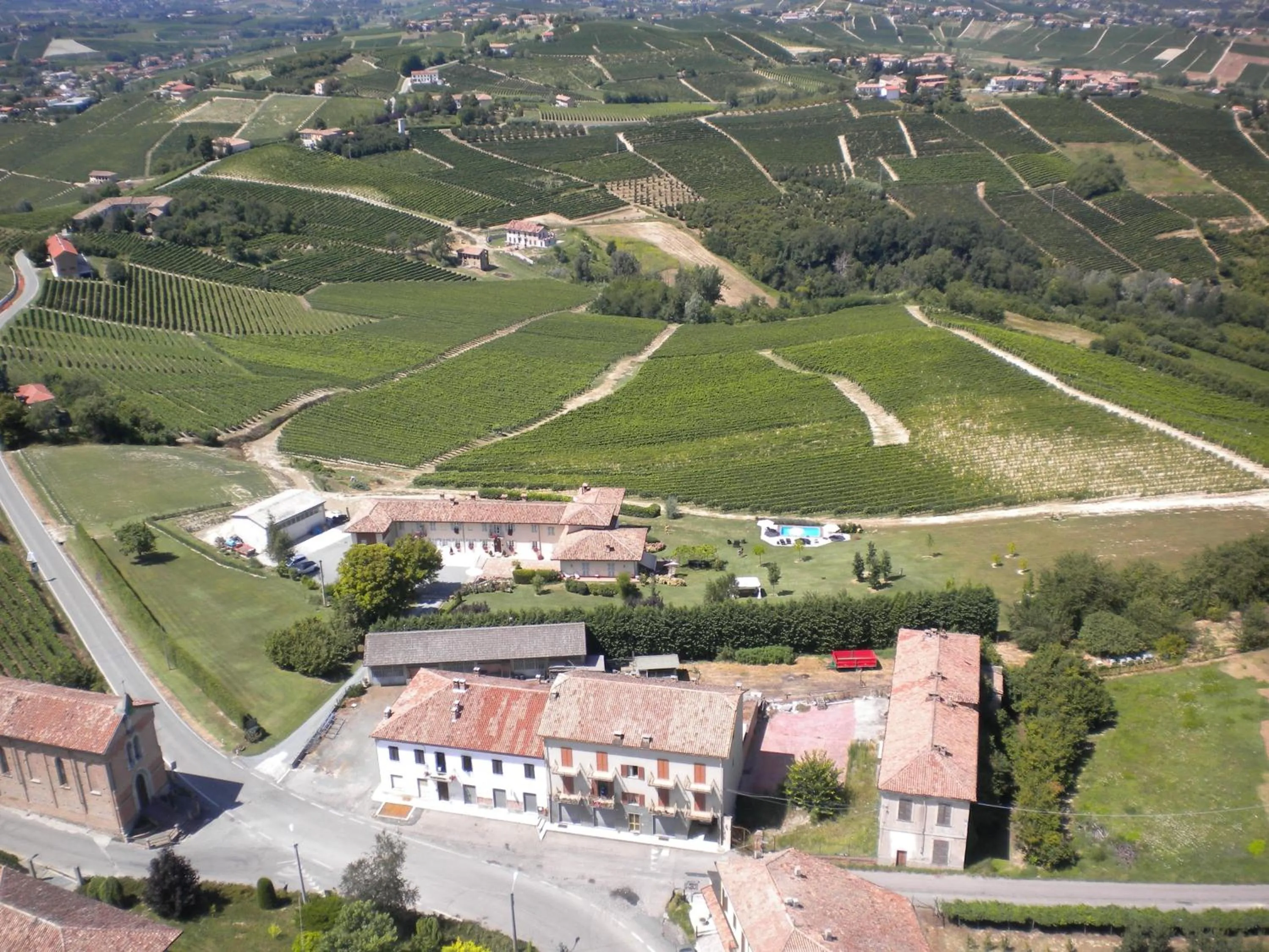 Bird's eye view in Agriturismo La Casa in Collina