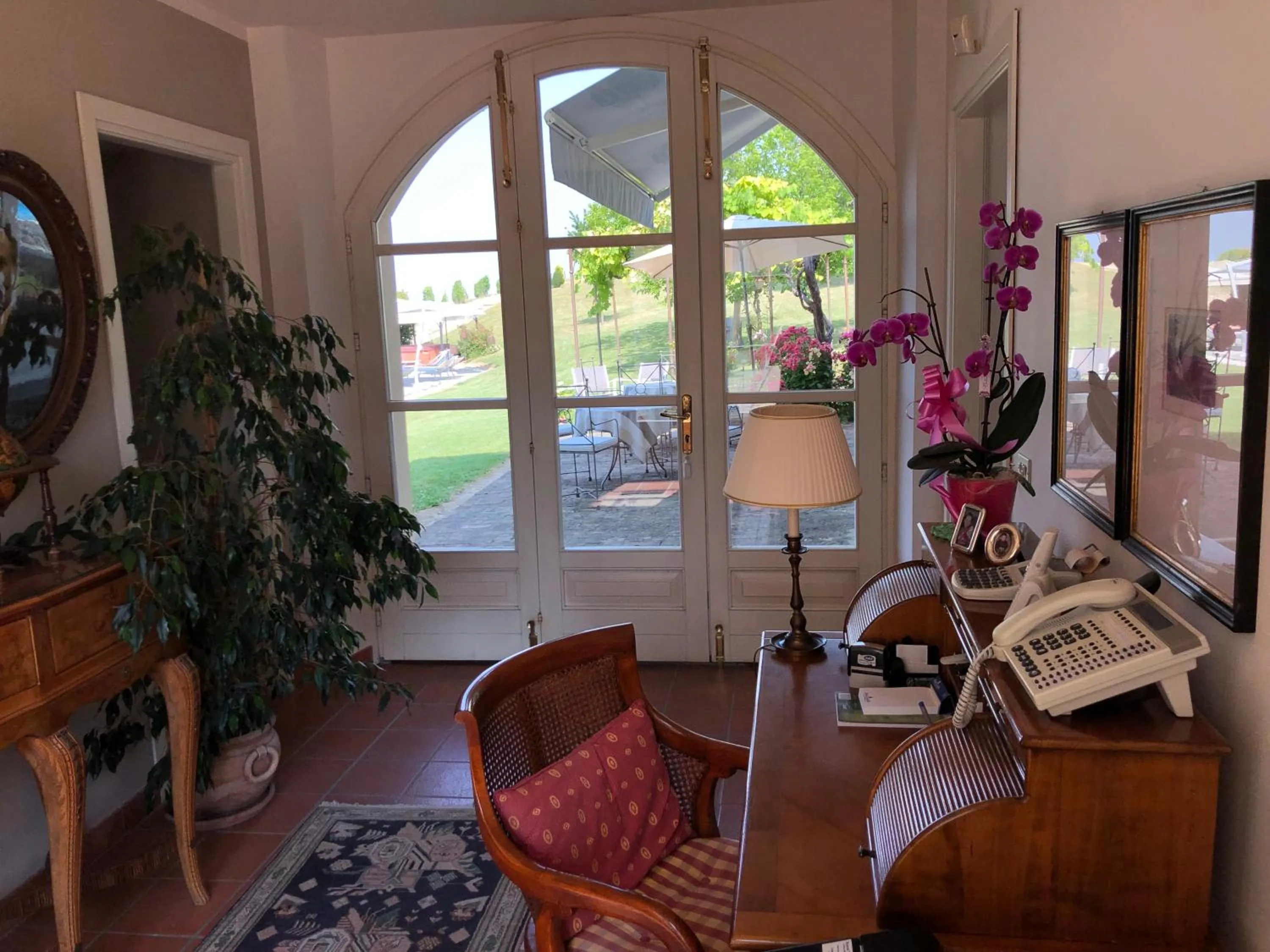 Lobby or reception in Agriturismo La Casa in Collina