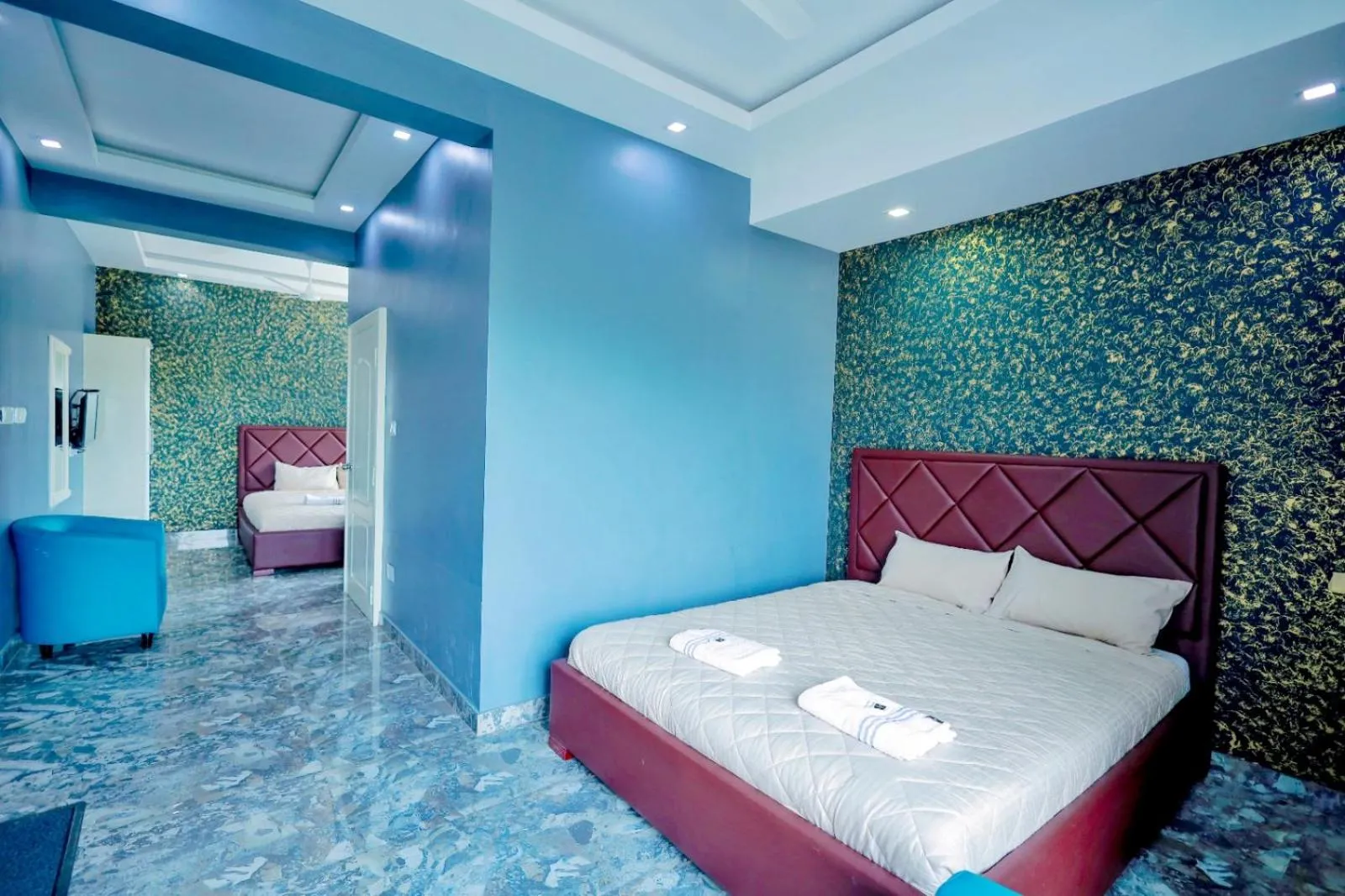 Bed in Hotel Rieejh