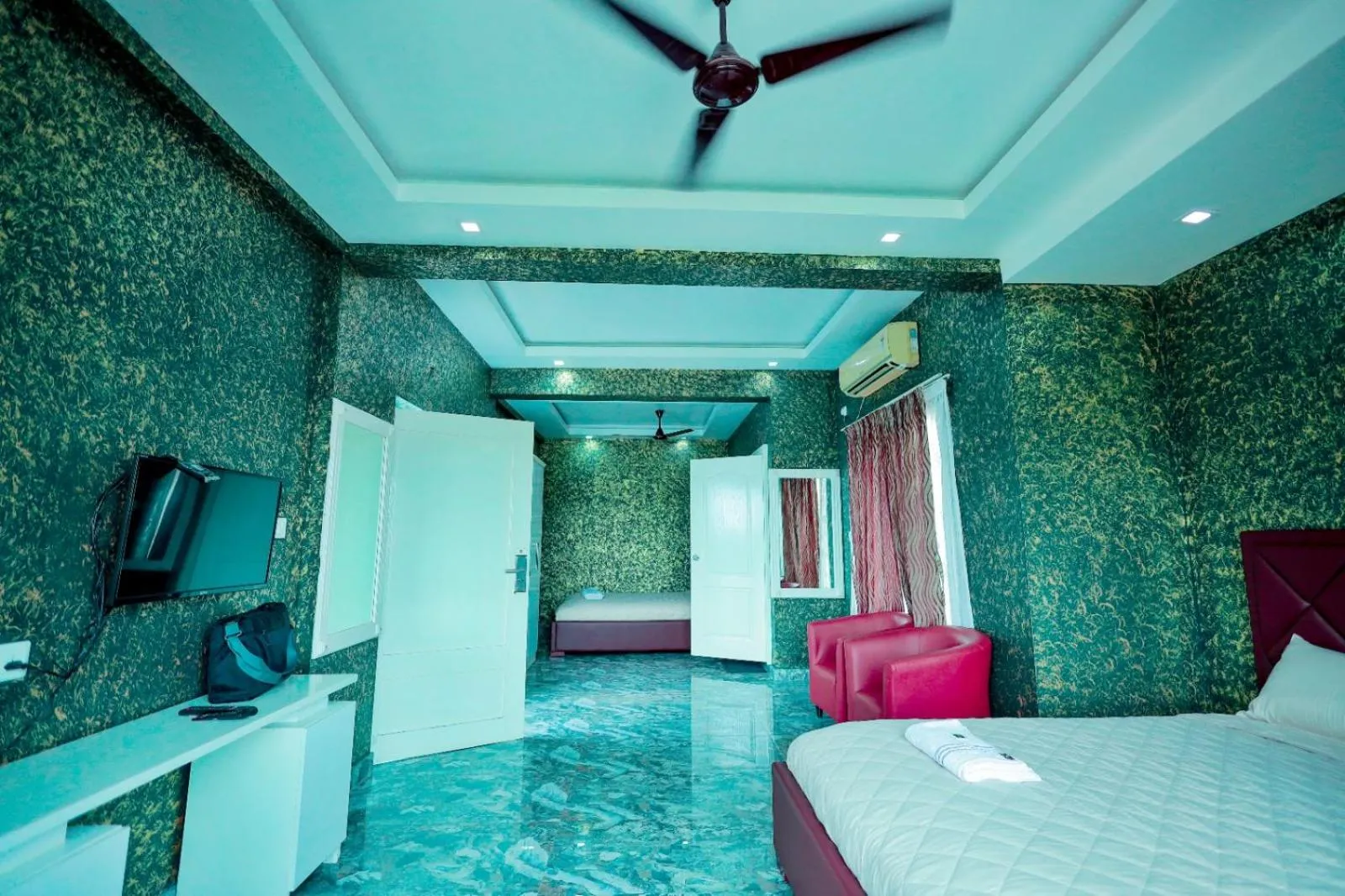 Bed in Hotel Rieejh