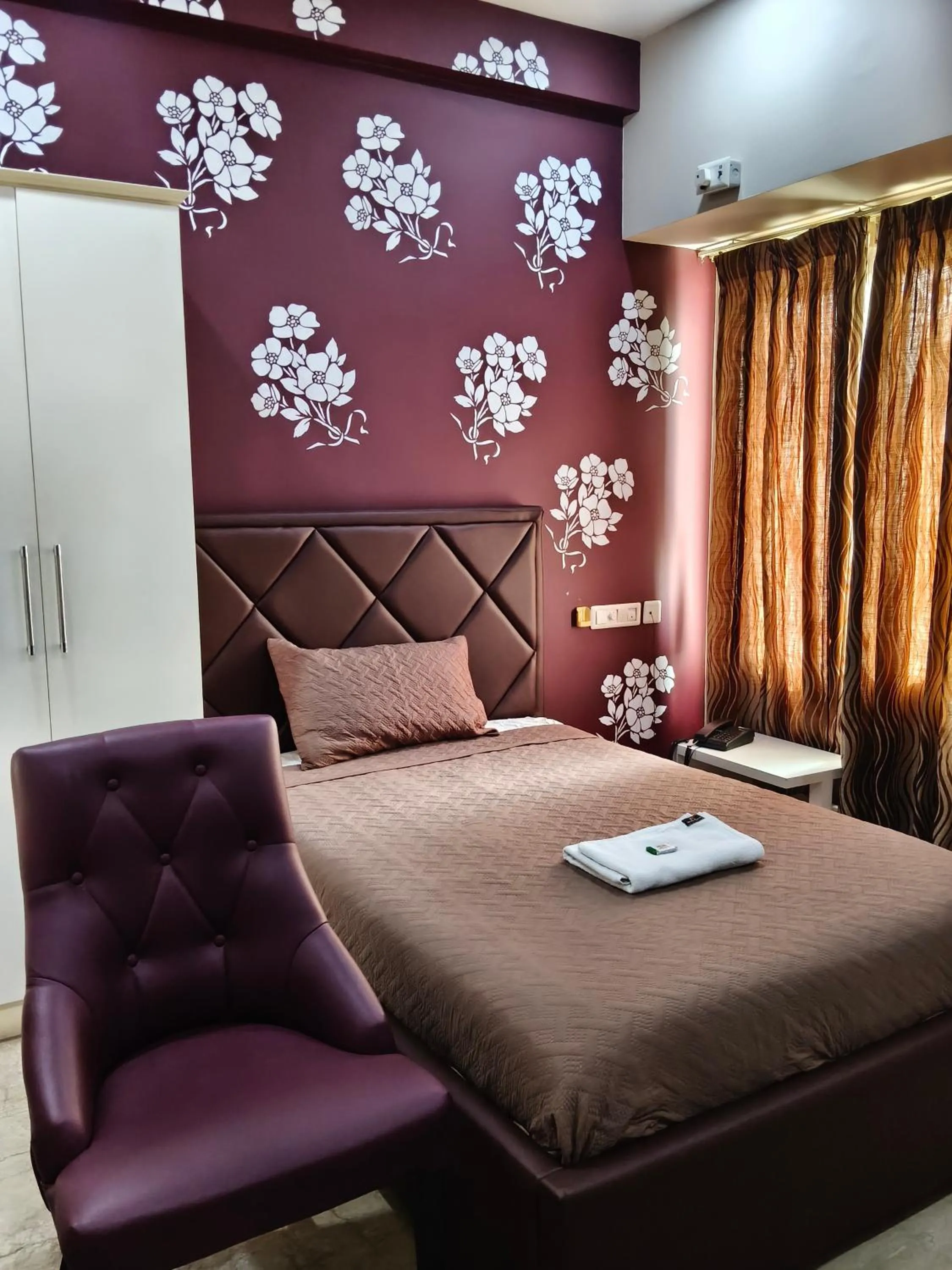 Bed in Hotel Rieejh