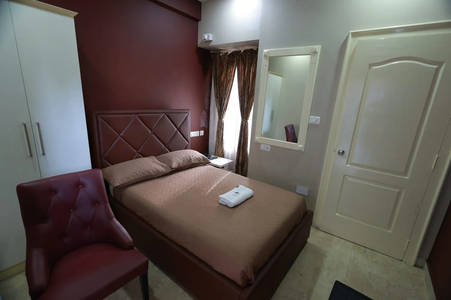 Bed in Hotel Rieejh