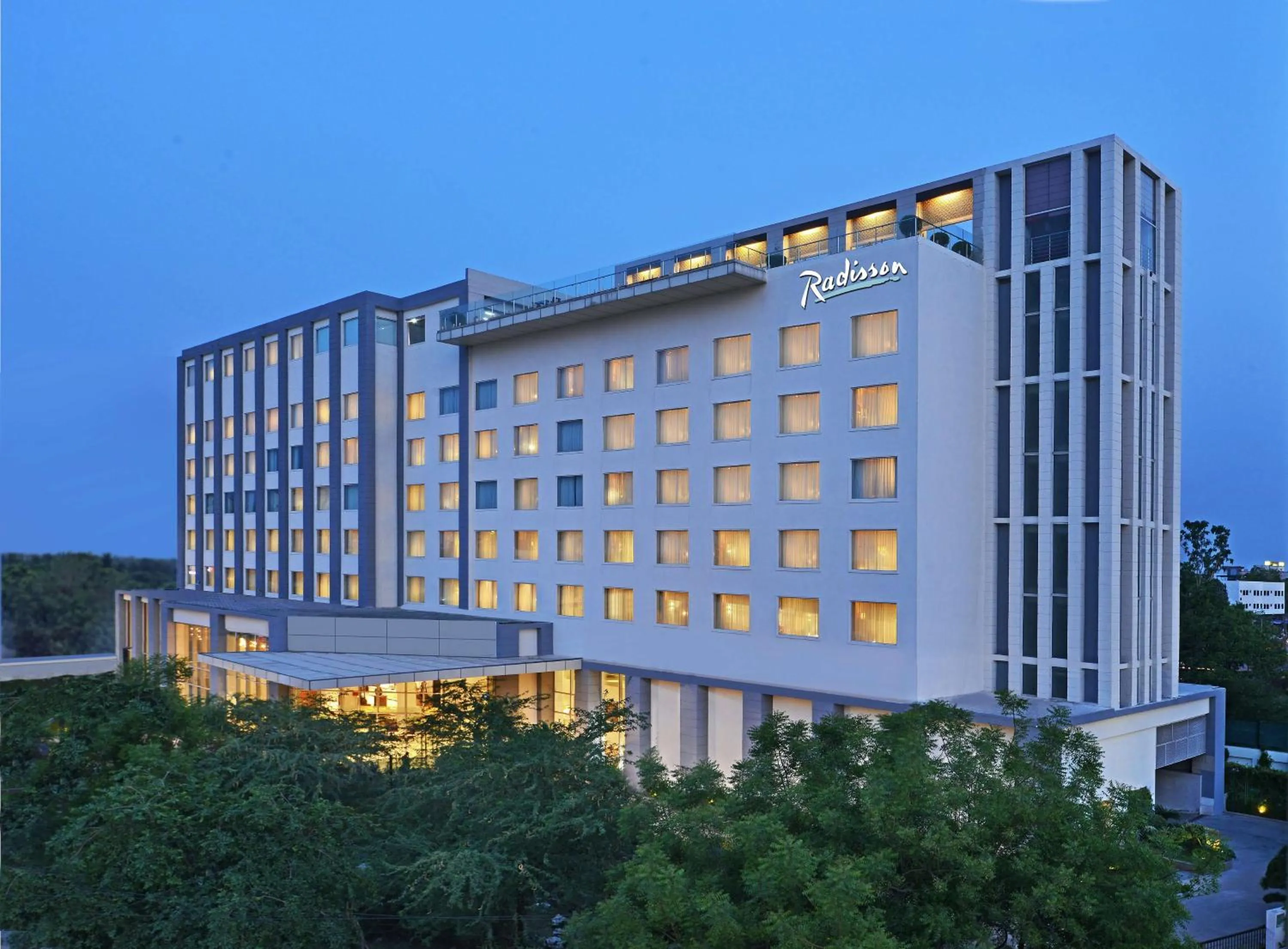 Property building in Radisson Hotel Agra