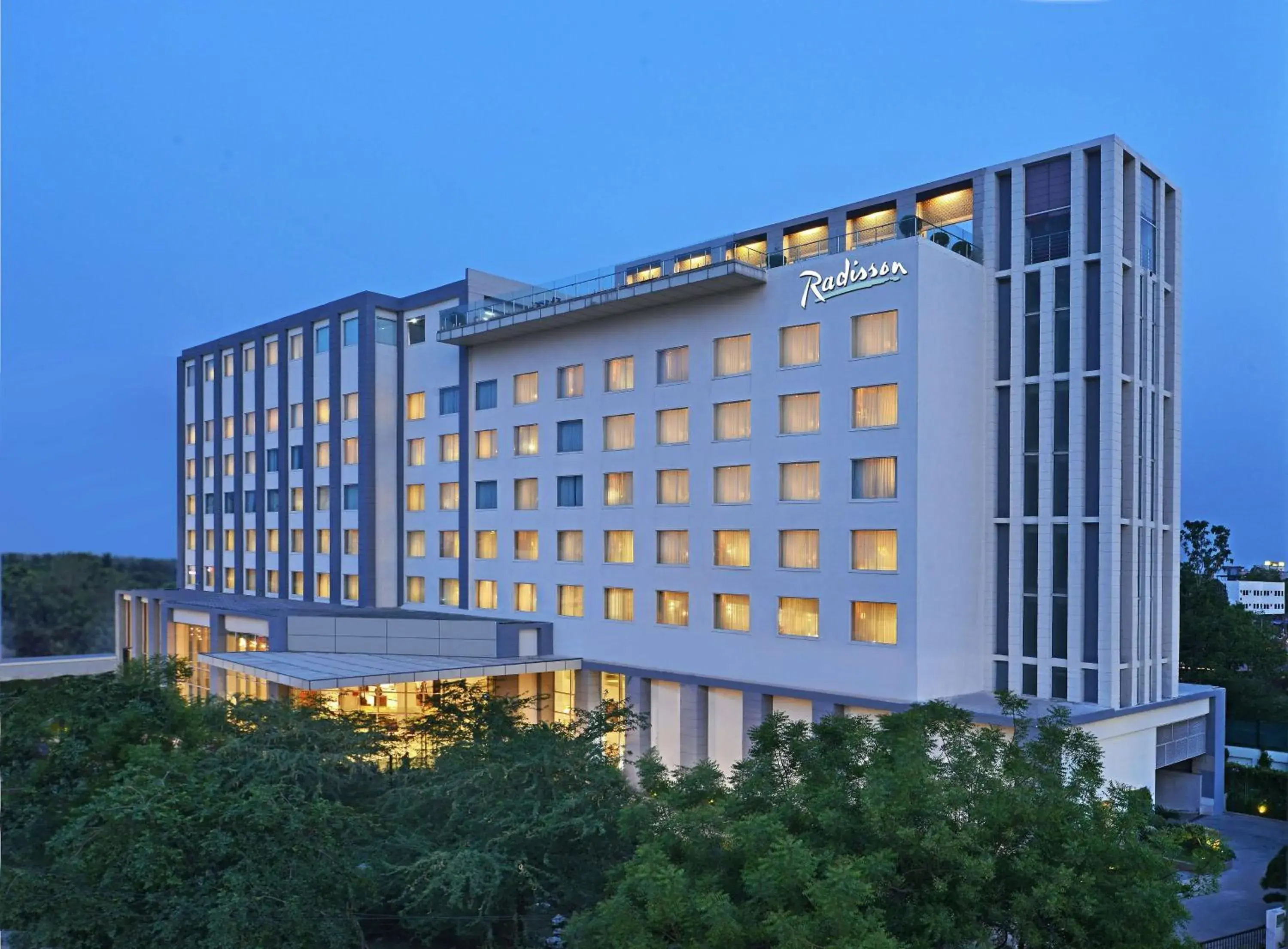 Property building in Radisson Hotel Agra Property building in Radisson Hotel Agra