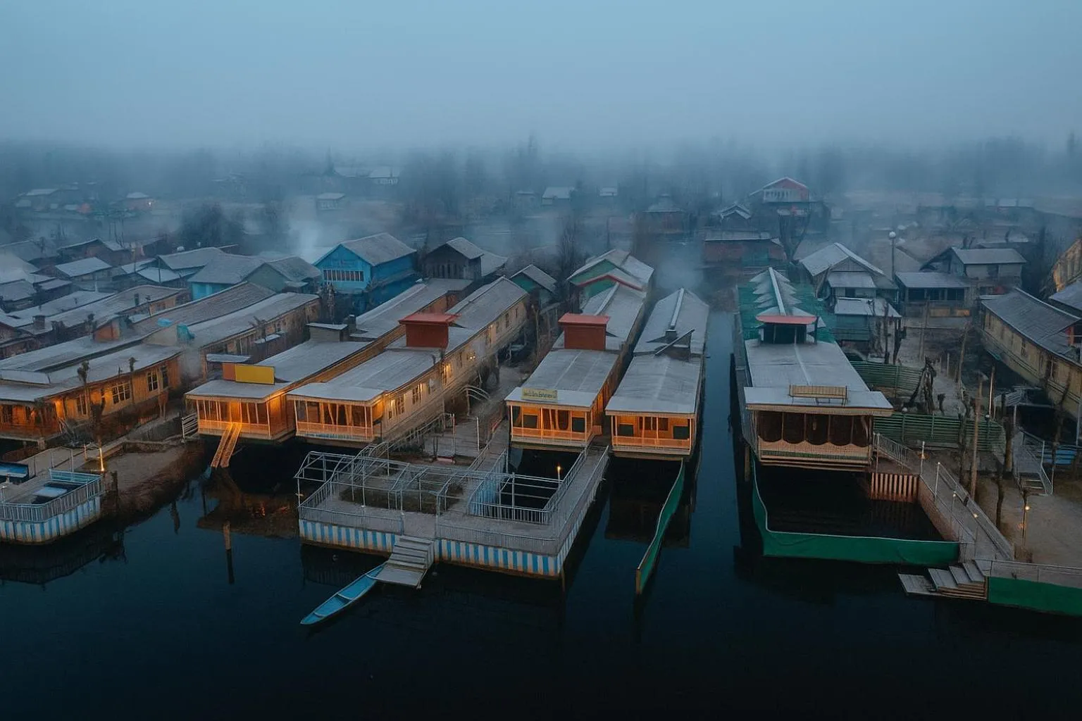 Bird's eye view in The Heritage Group Of Houseboats