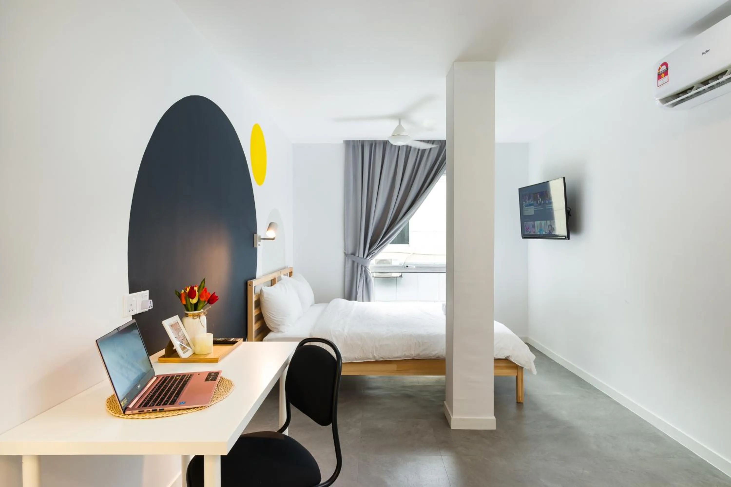 Bed in Upstairs Downstairs CoLiving Kampung Pandan