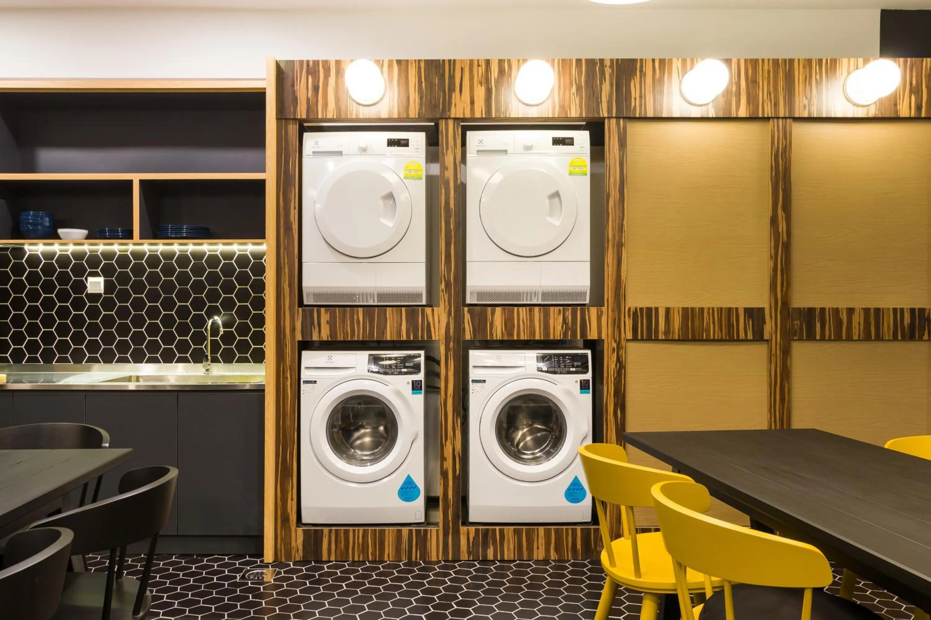 washing machine in Upstairs Downstairs CoLiving Kampung Pandan