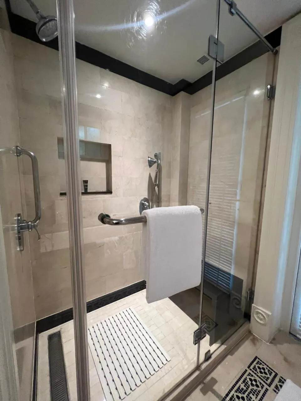 Shower in ITC Grand Bharat, a Luxury Collection Retreat, Gurgaon, New Delhi Capital Region