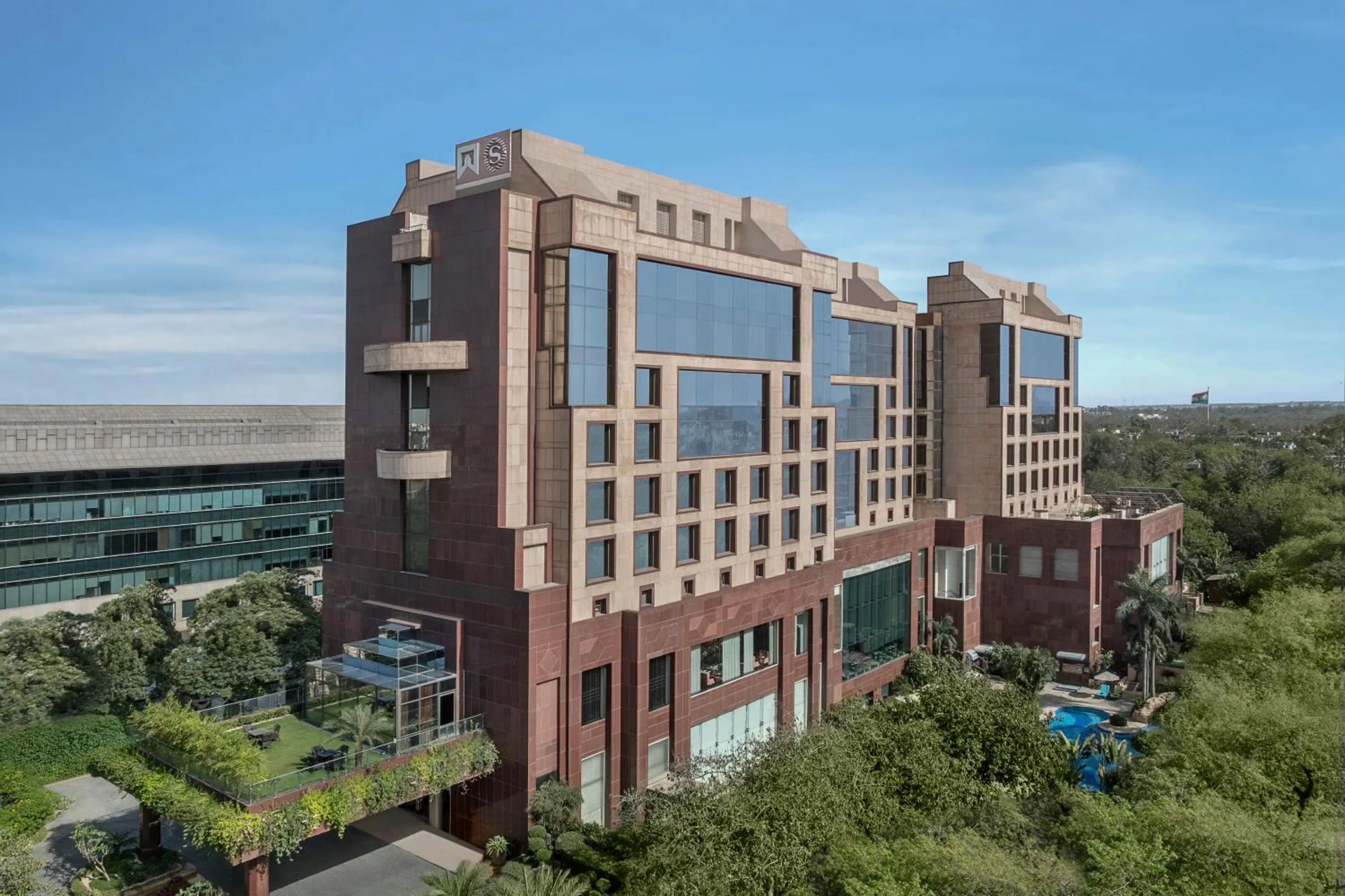 Property building in Sheraton New Delhi Hotel