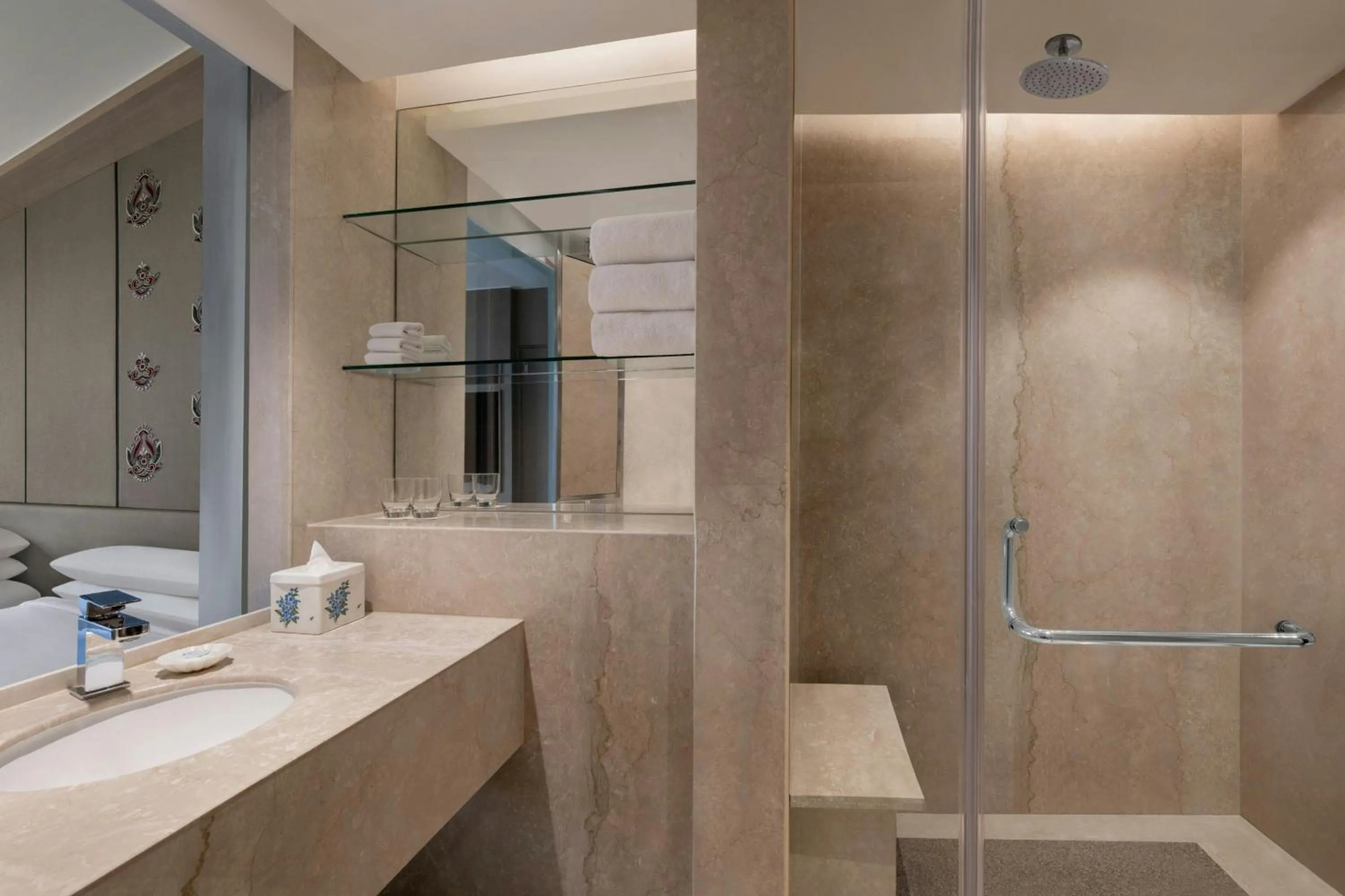 Bathroom in Sheraton New Delhi Hotel