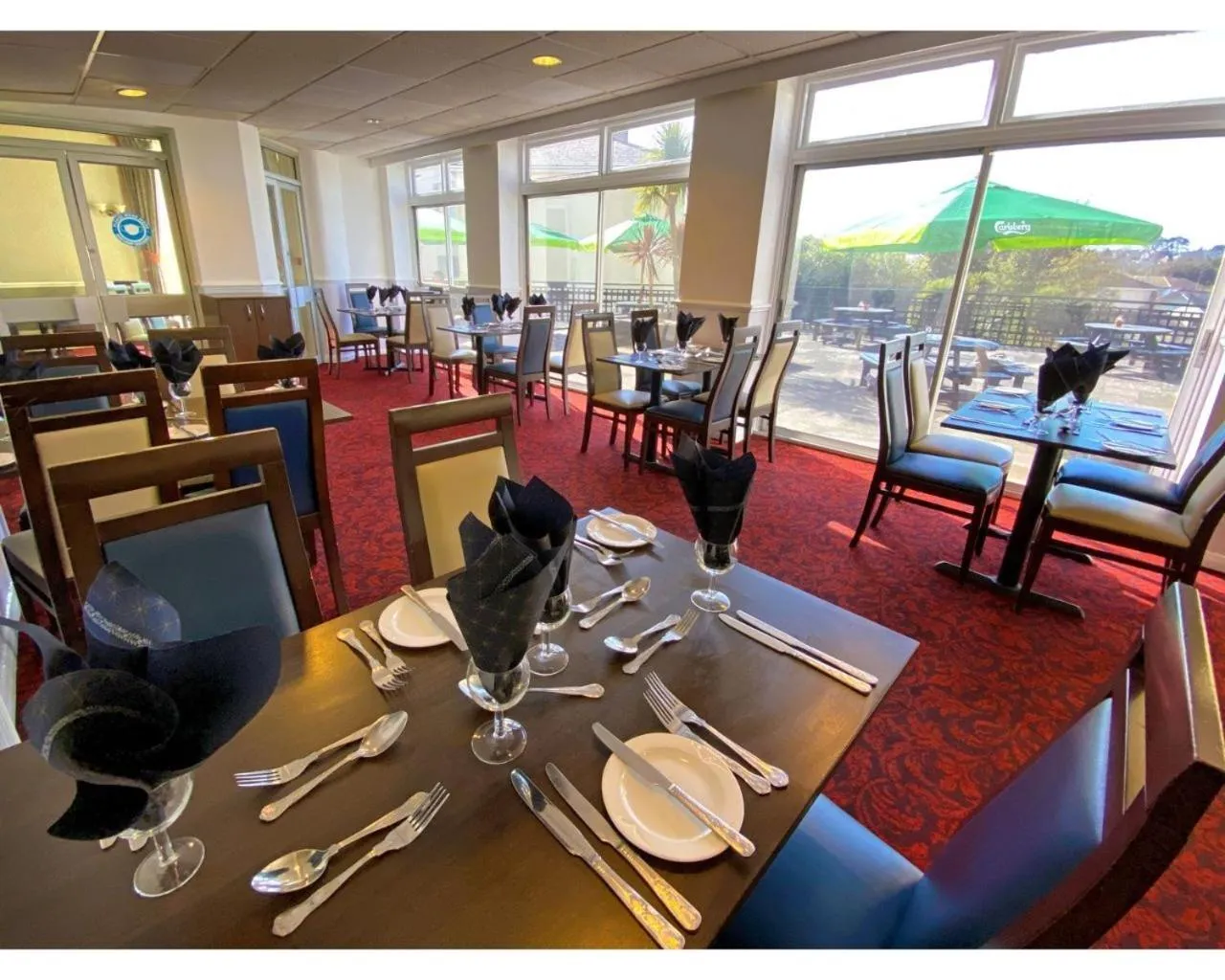 Dining area in Tor Park Hotel