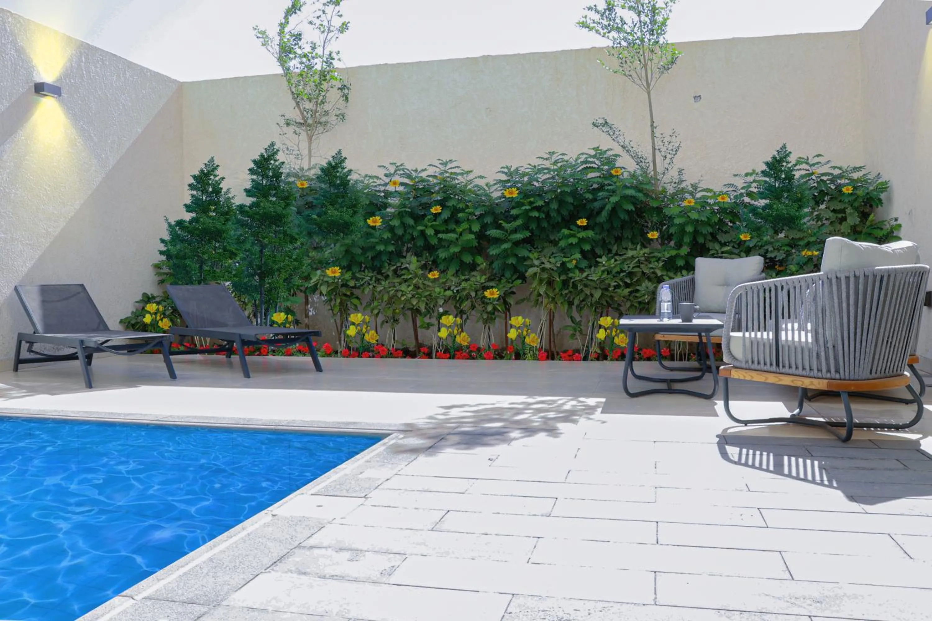 Pool view in Hafawah Resort