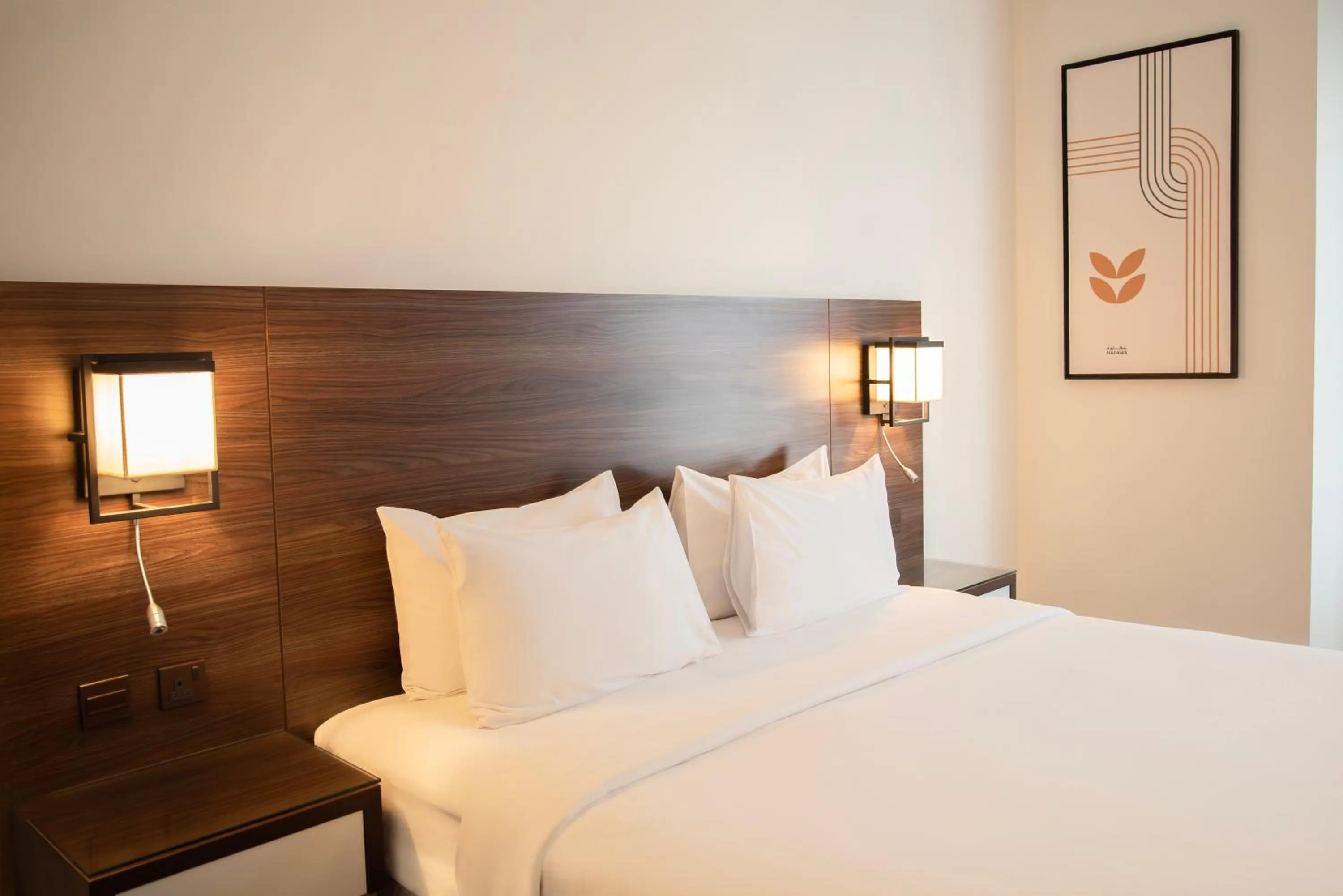 Bed in Hafawah Resort