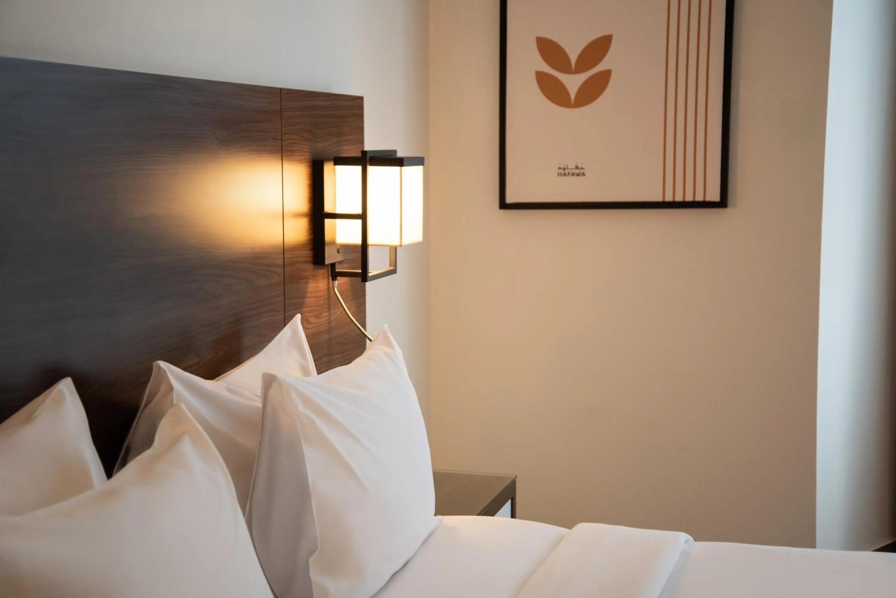 Bed in Hafawah Resort