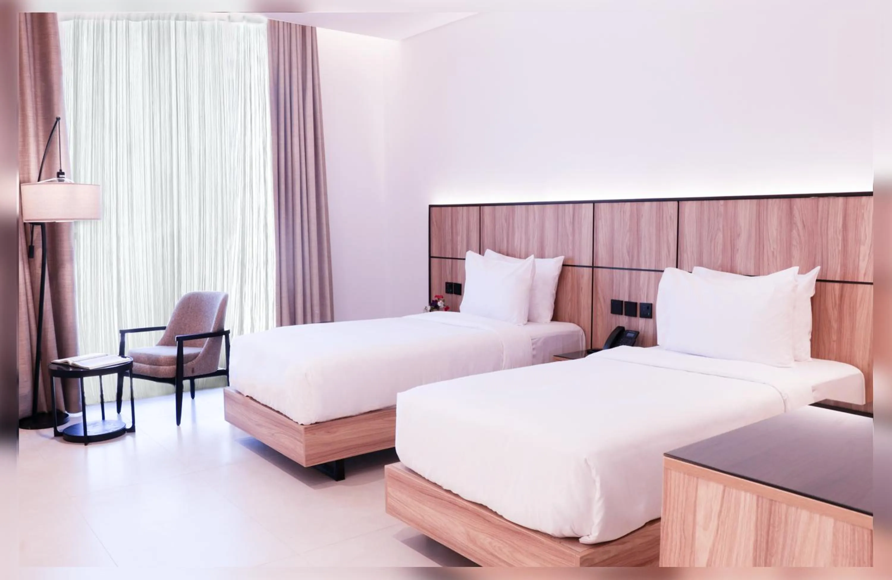 Bed in Hafawah Resort