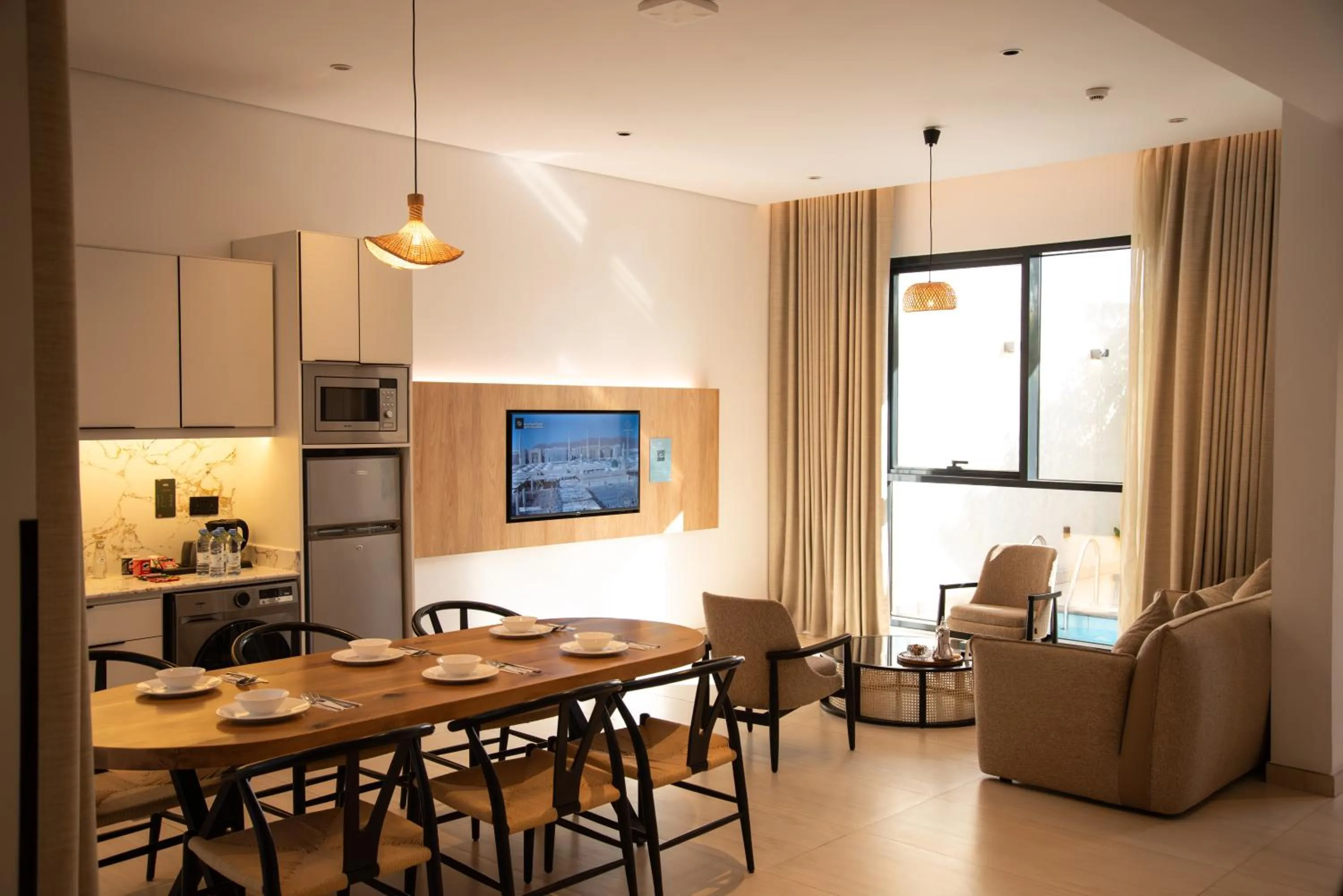 Living room in Hafawah Resort