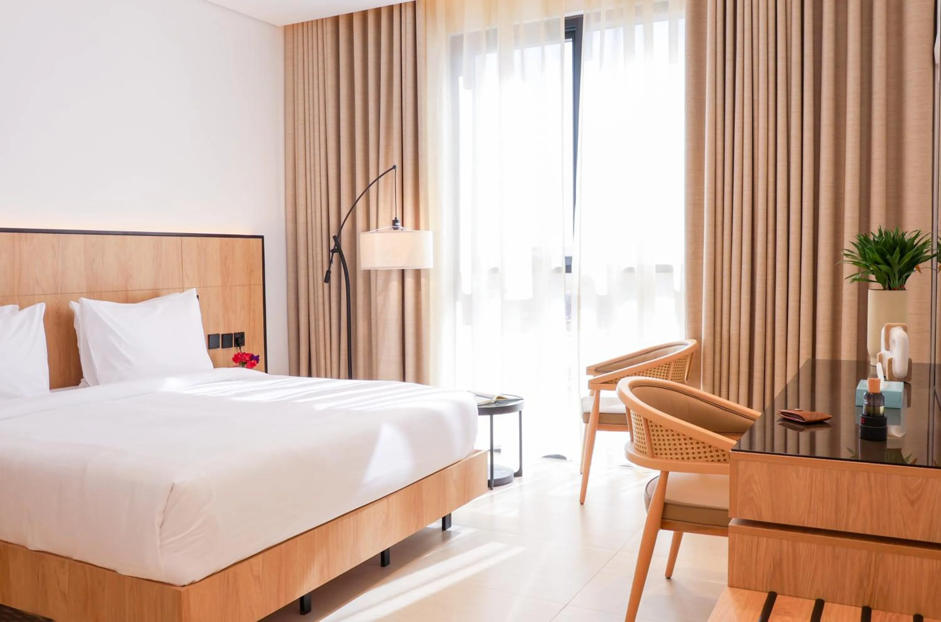 Bed in Hafawah Resort