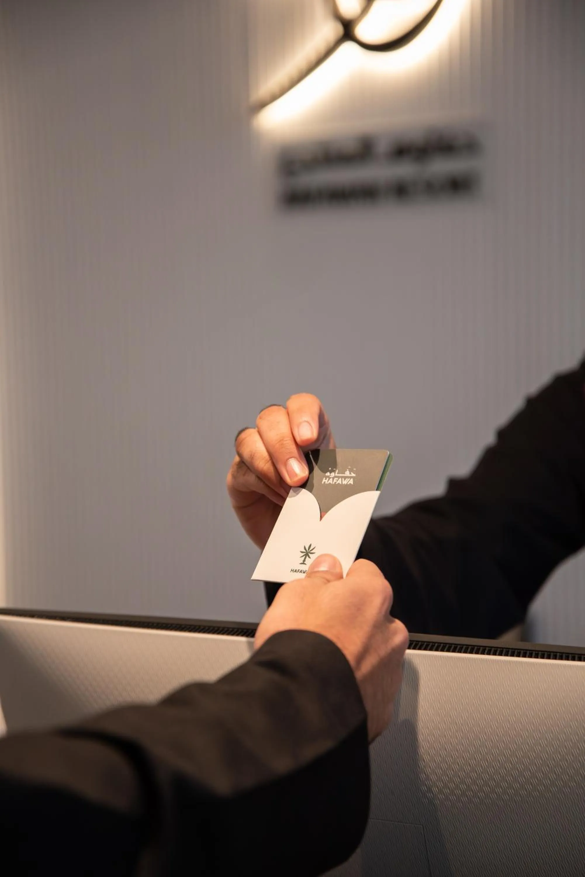 group of guests in Hafawah Resort