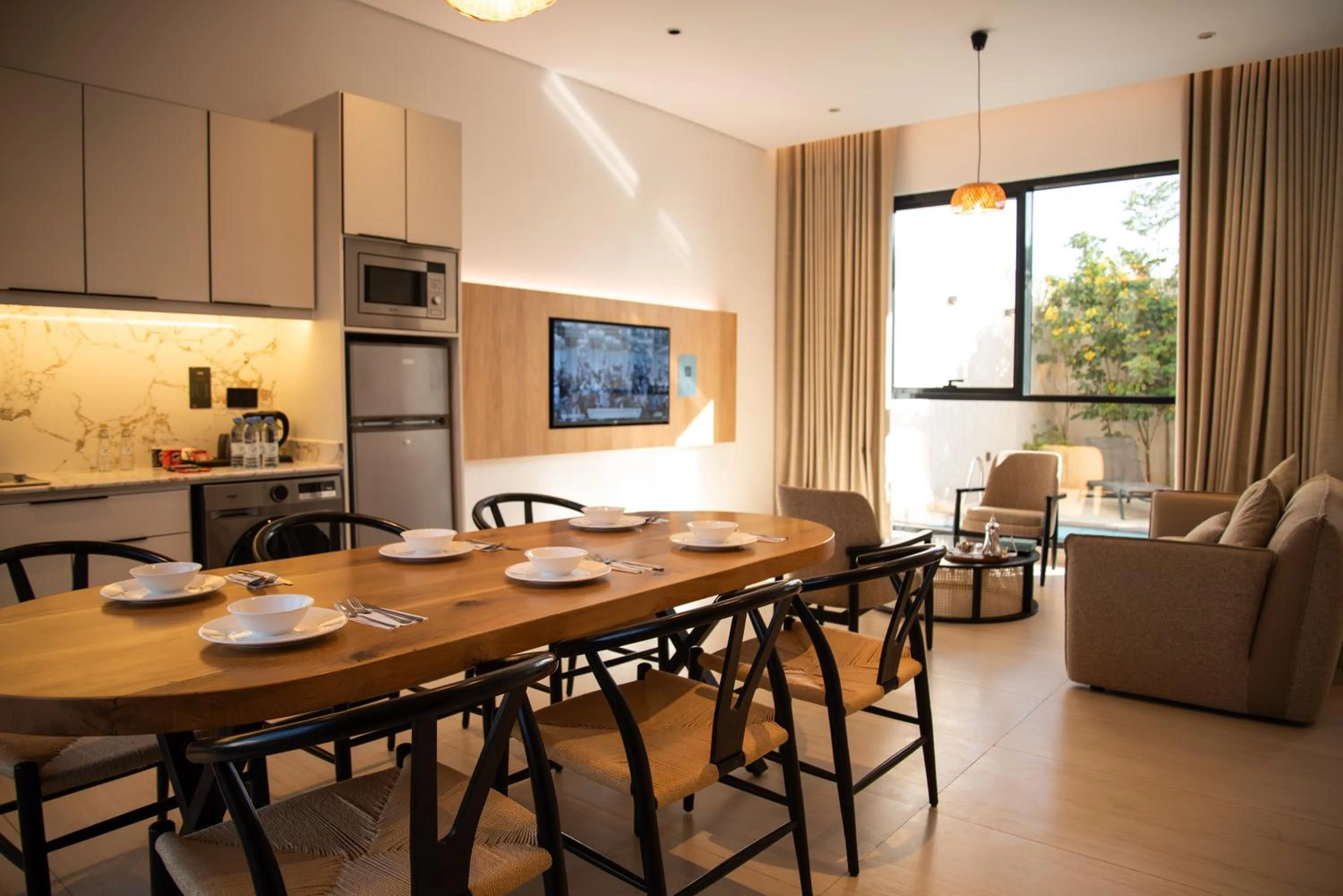 Living room in Hafawah Resort