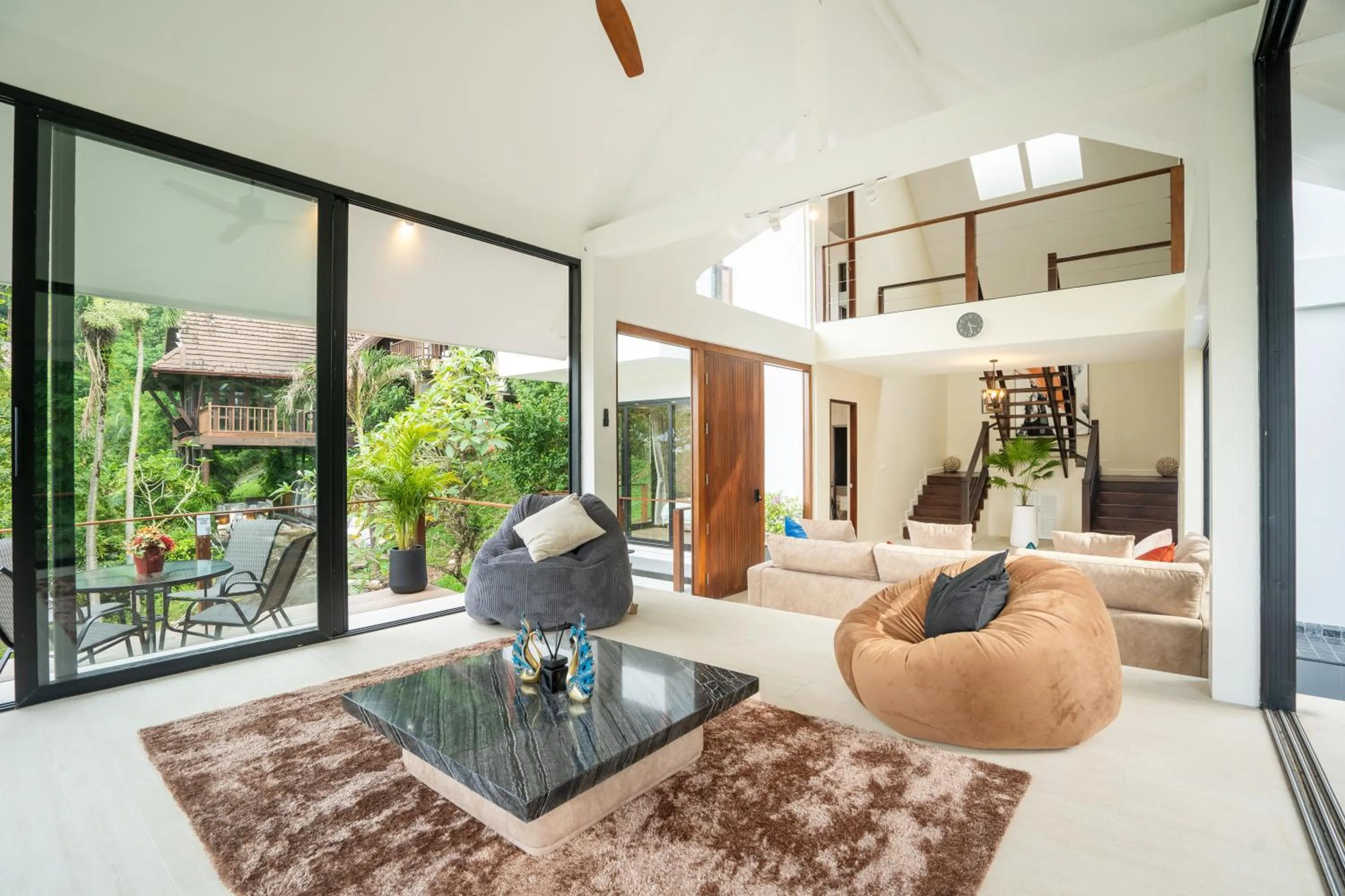 Living room in patong hill villa 3