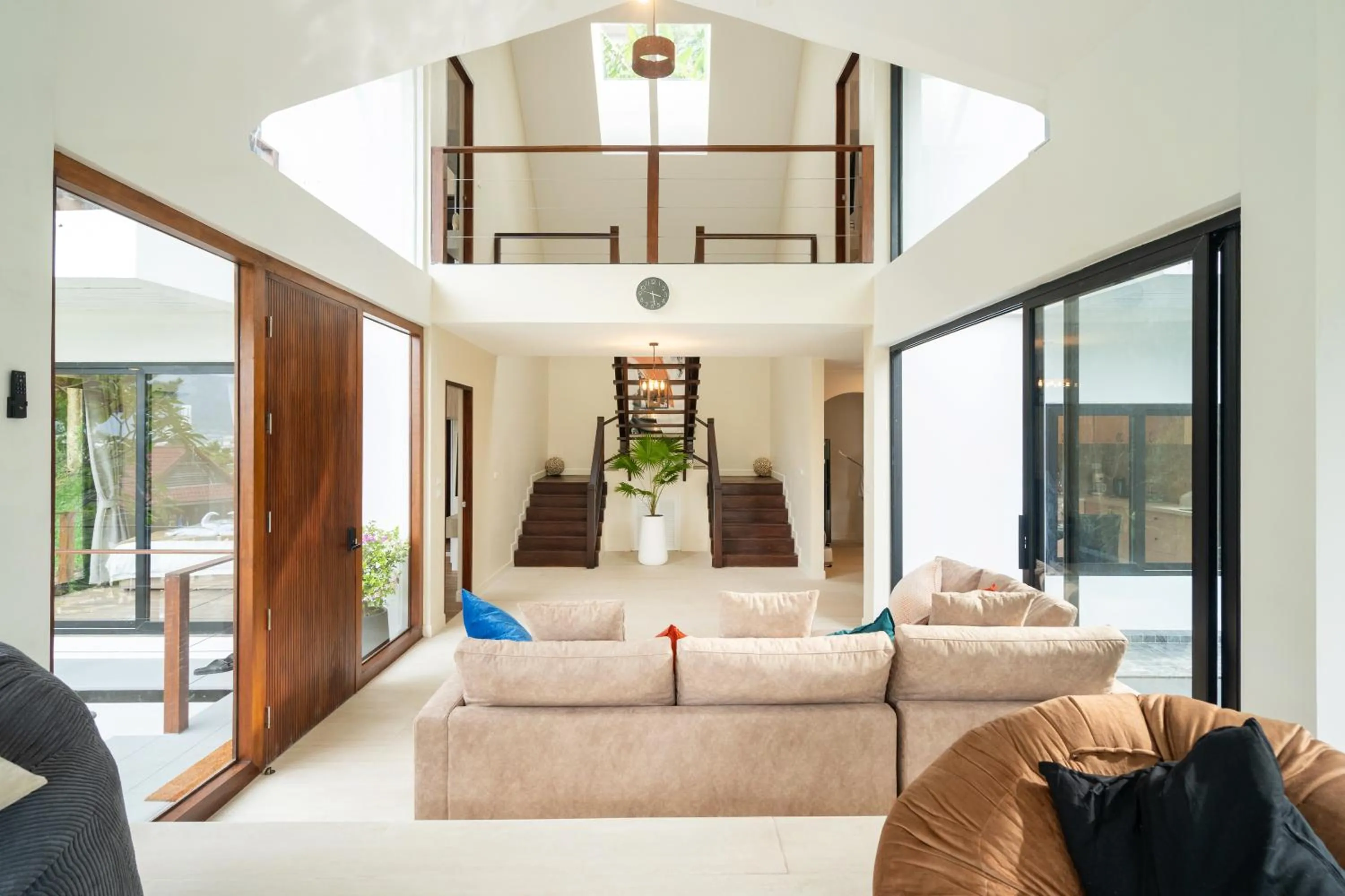 Living room in patong hill villa 3