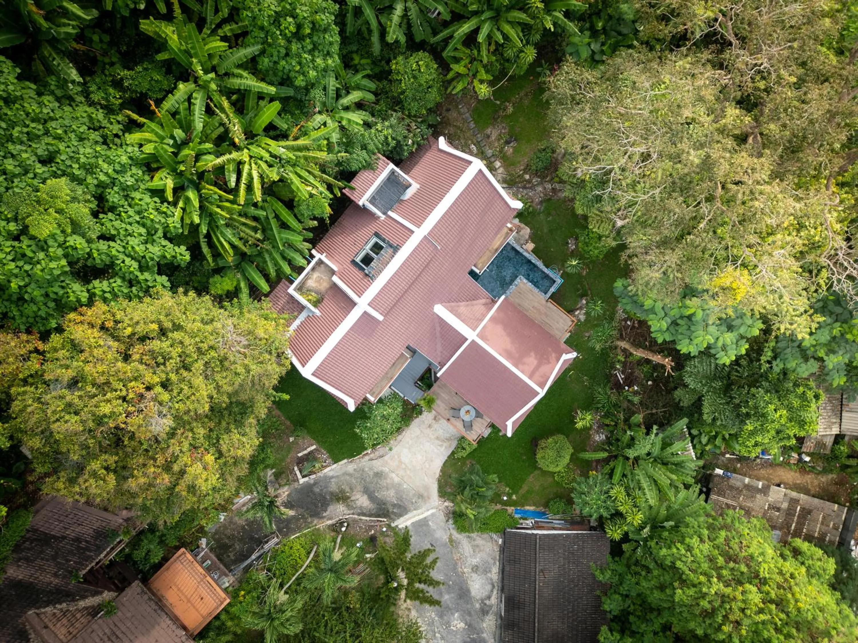 Bird's eye view in patong hill villa 3