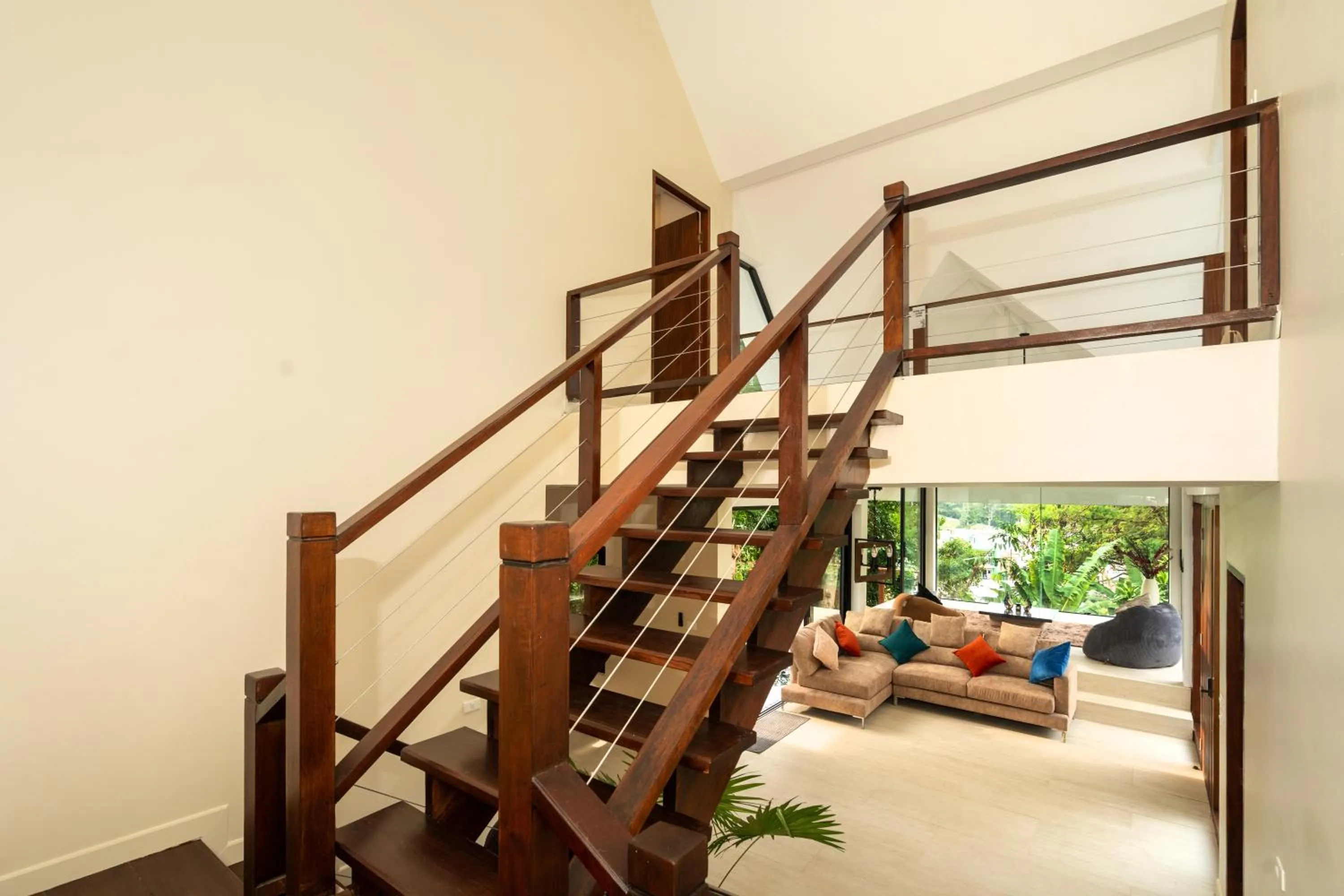 Living room in patong hill villa 3