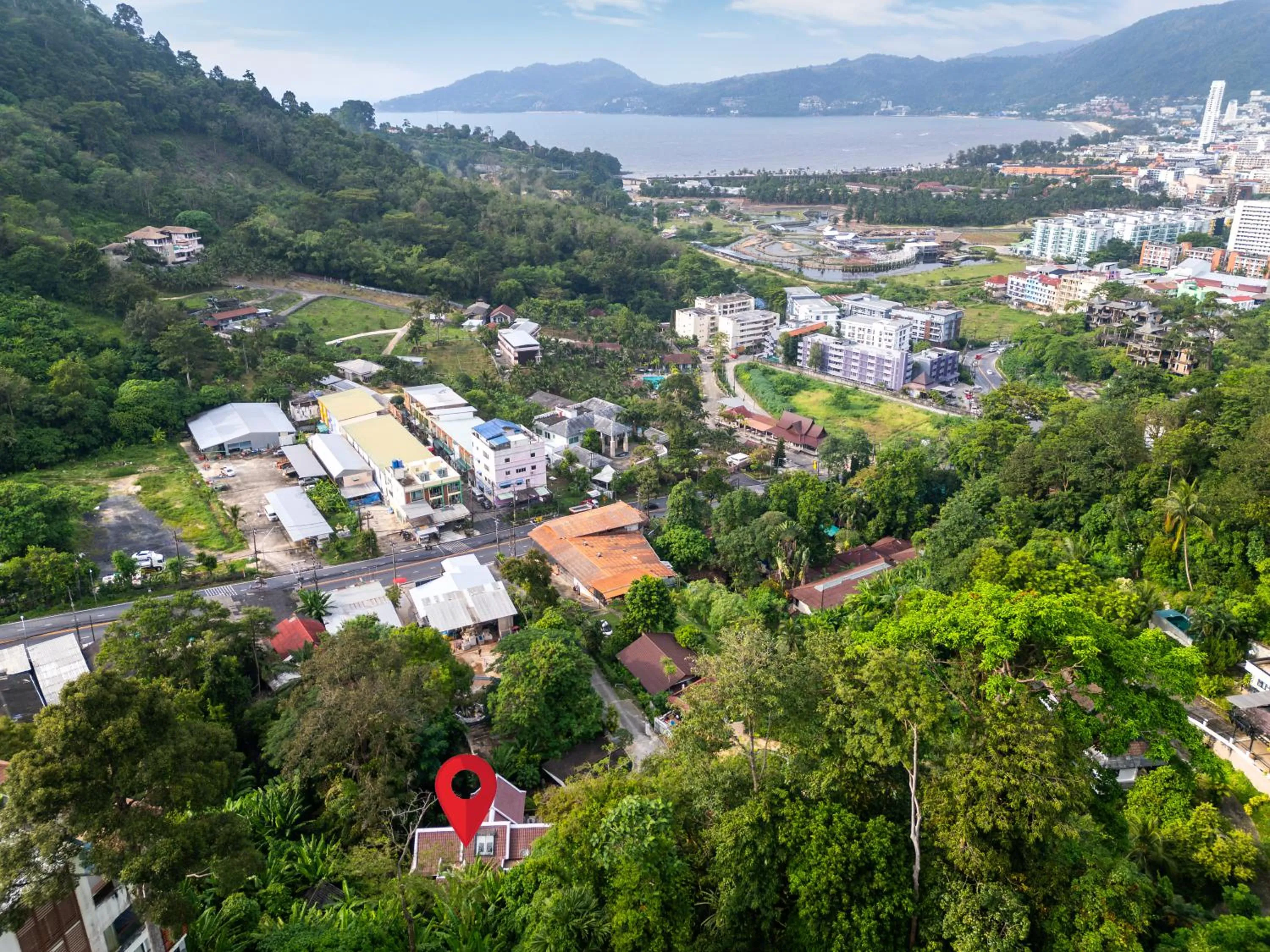 Bird's eye view in patong hill villa 3