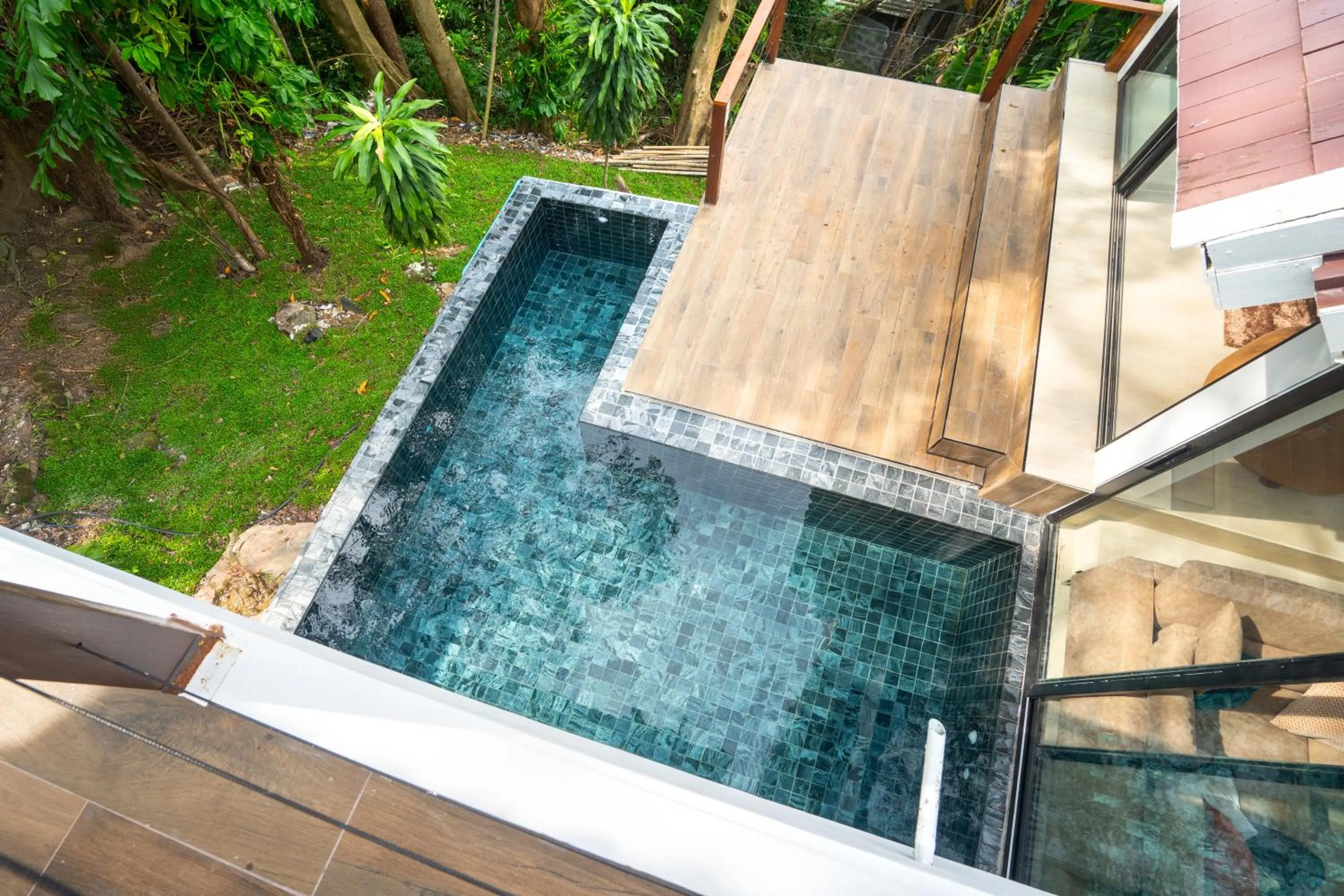 Pool view in patong hill villa 3
