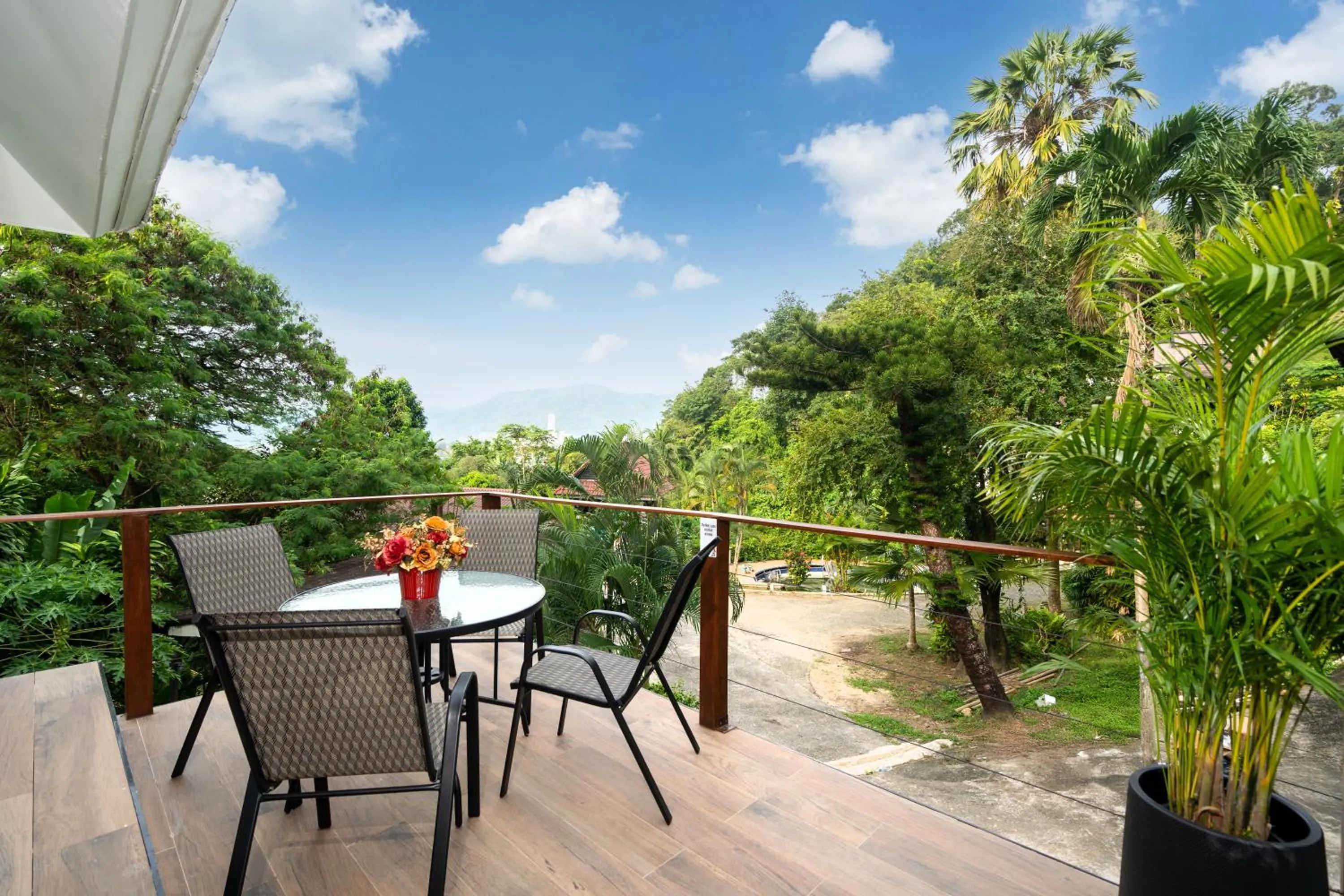 Balcony/Terrace in patong hill villa 3