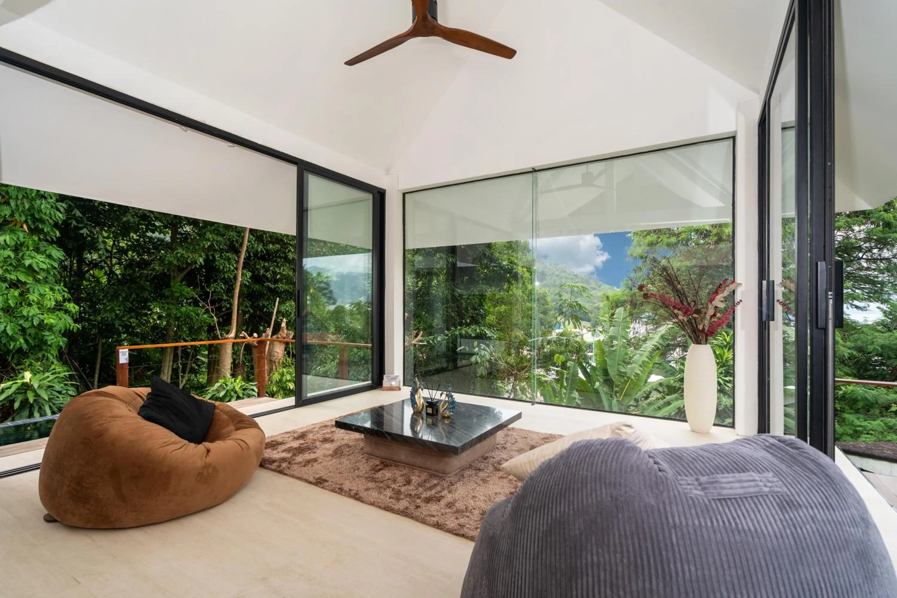 Living room in patong hill villa 3
