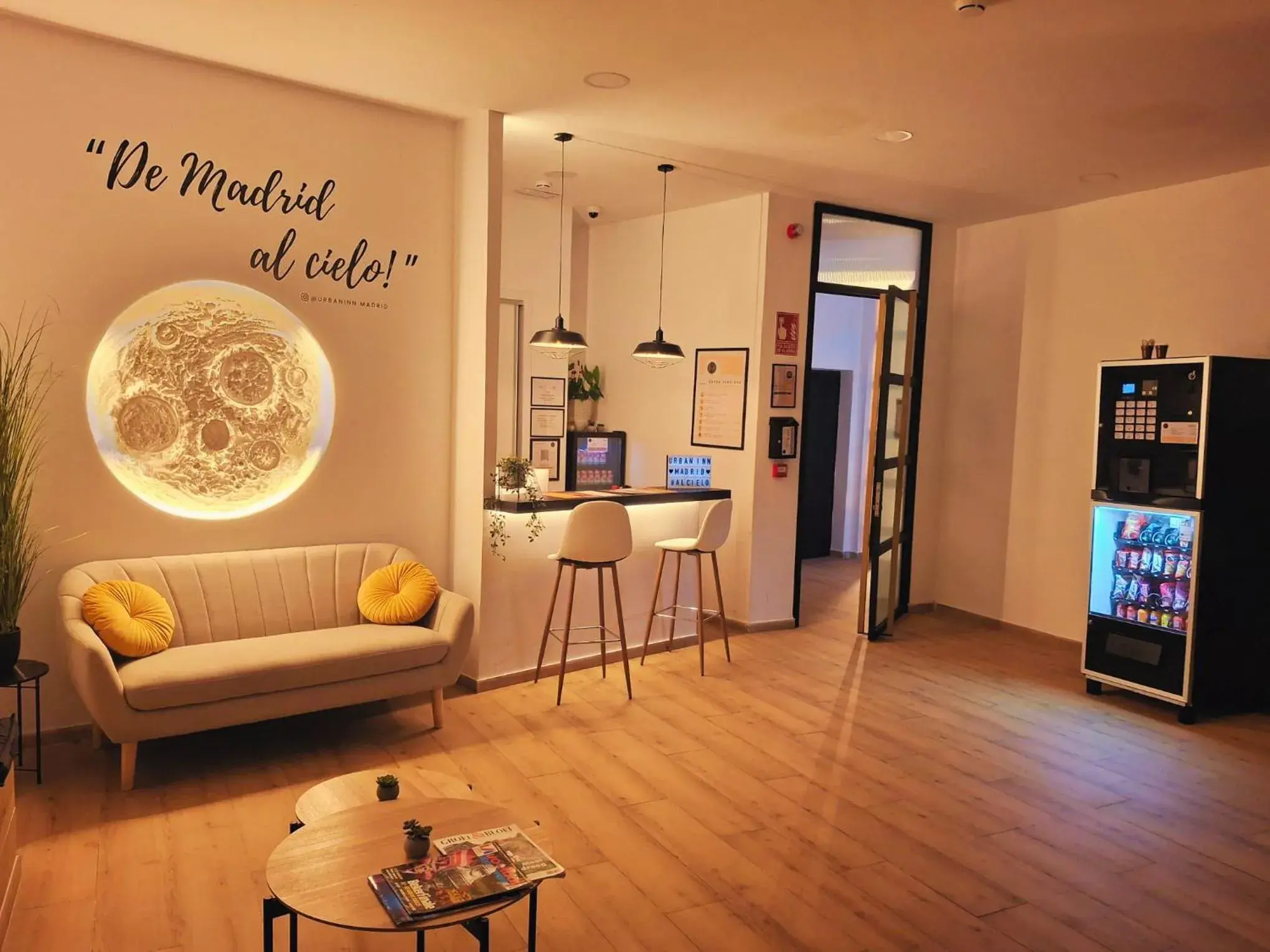 Lobby or reception in Urban Inn Madrid Lobby or reception in Urban Inn Madrid