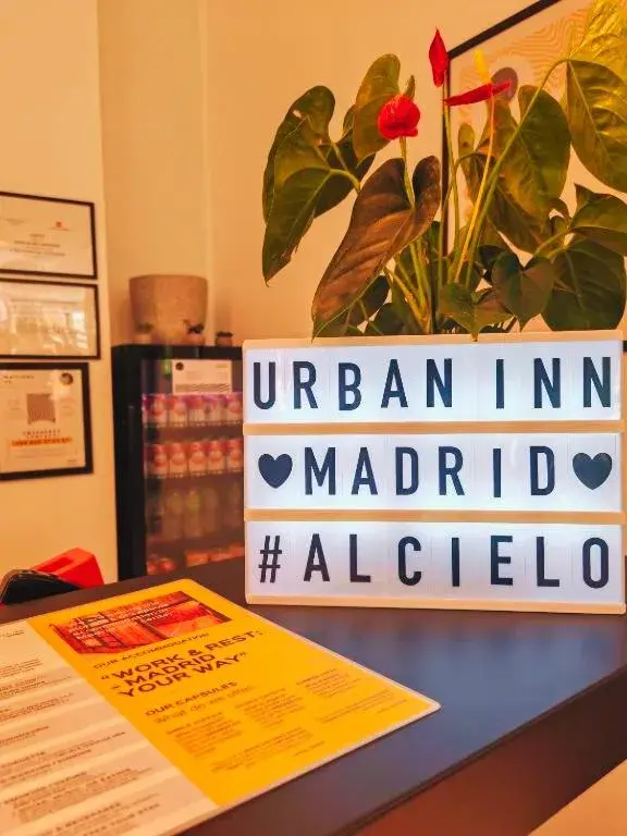 Lobby or reception in Urban Inn Madrid Lobby or reception in Urban Inn Madrid